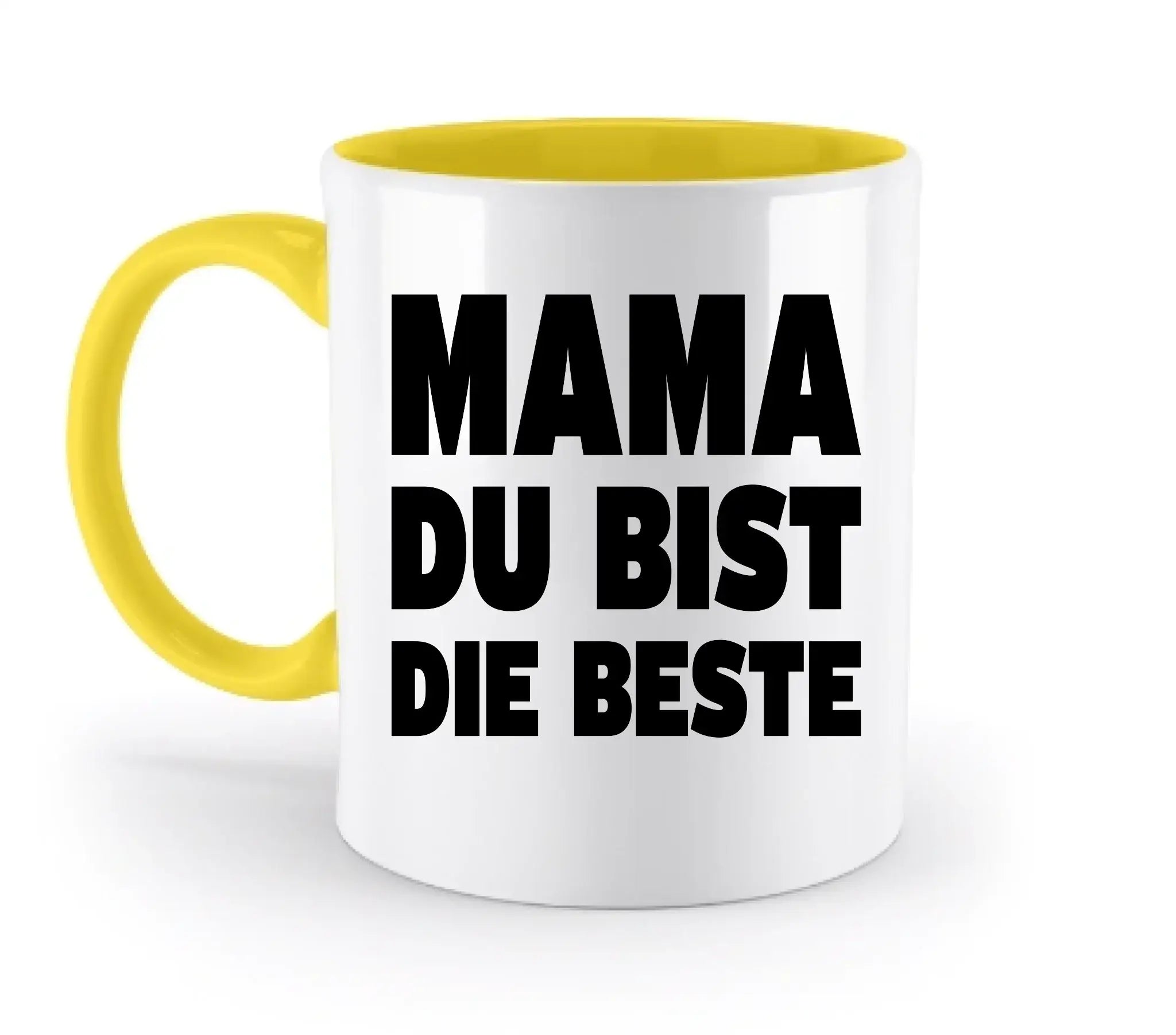 Fotowort: Mama • Fotogeschenk • personalisiert • zweifarbige Tasse (spülmaschinenfest) - zweifarbige Tasse