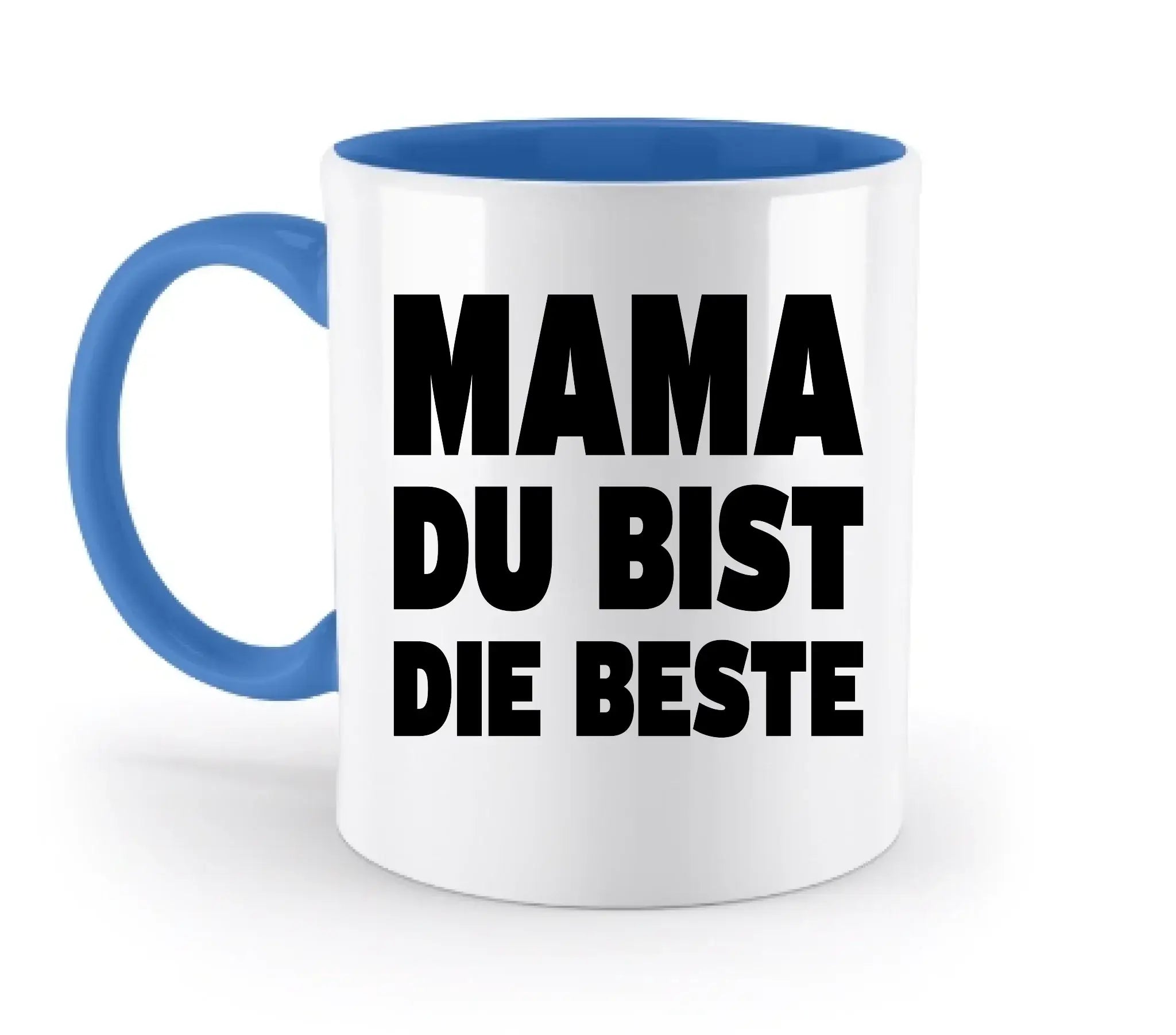 Fotowort: Mama • Fotogeschenk • personalisiert • zweifarbige Tasse (spülmaschinenfest) - zweifarbige Tasse