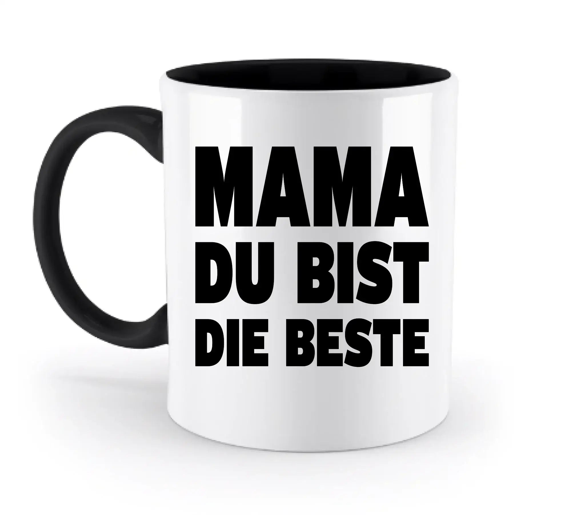 Fotowort: Mama • Fotogeschenk • personalisiert • zweifarbige Tasse (spülmaschinenfest) - zweifarbige Tasse