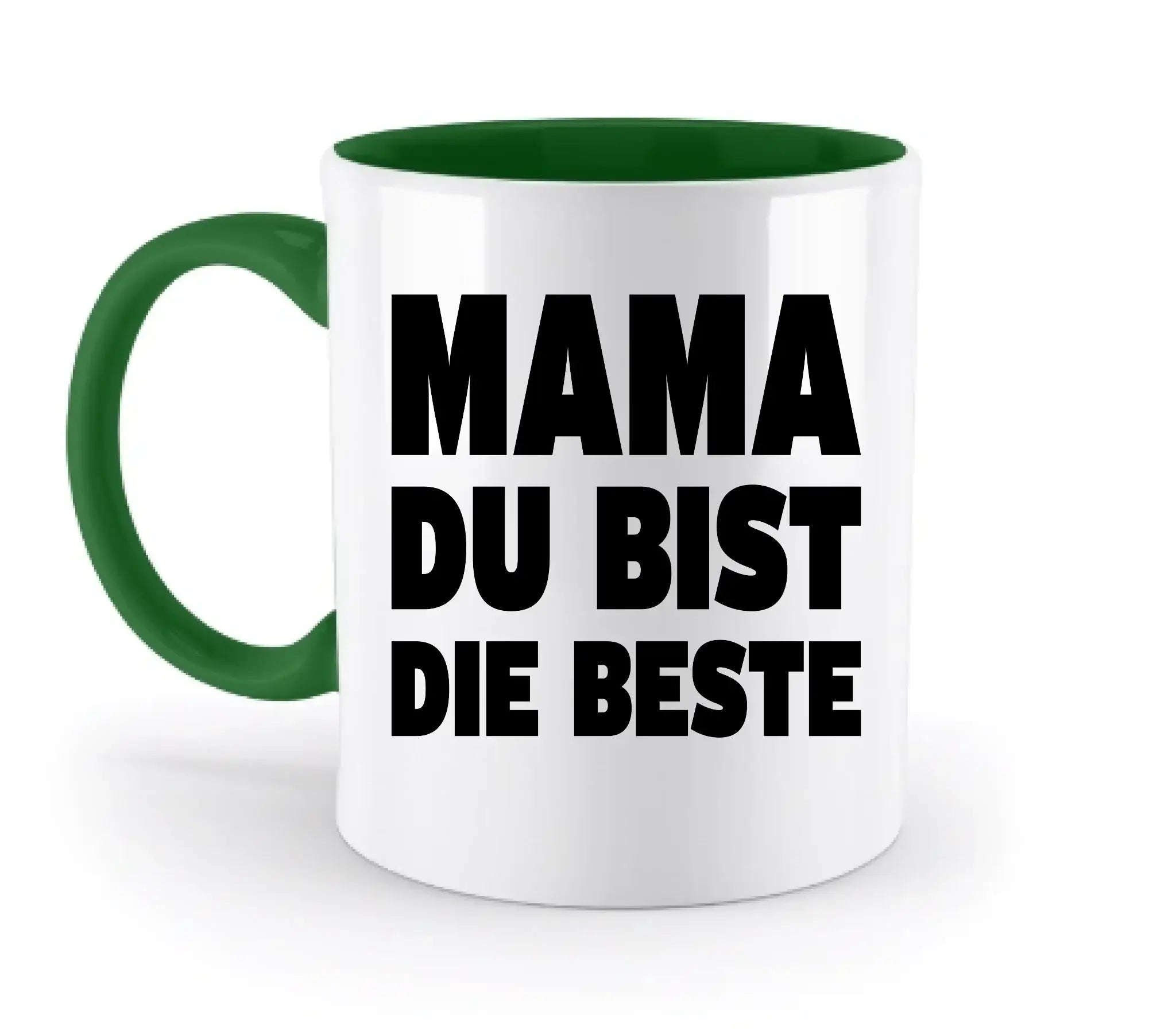 Fotowort: Mama • Fotogeschenk • personalisiert • zweifarbige Tasse (spülmaschinenfest) - zweifarbige Tasse