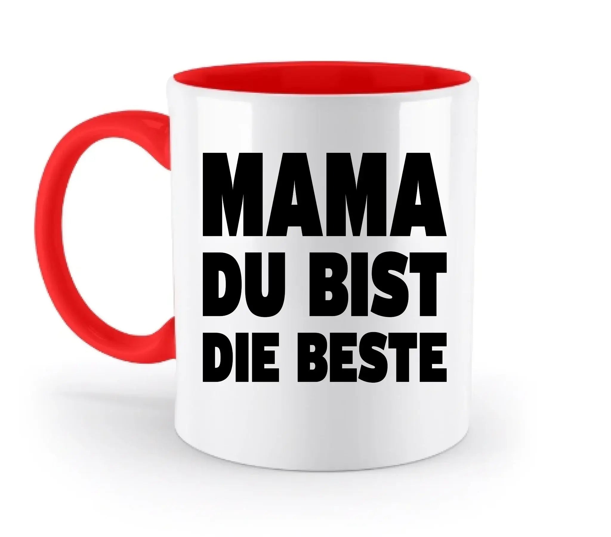 Fotowort: Mama • Fotogeschenk • personalisiert • zweifarbige Tasse (spülmaschinenfest) - zweifarbige Tasse
