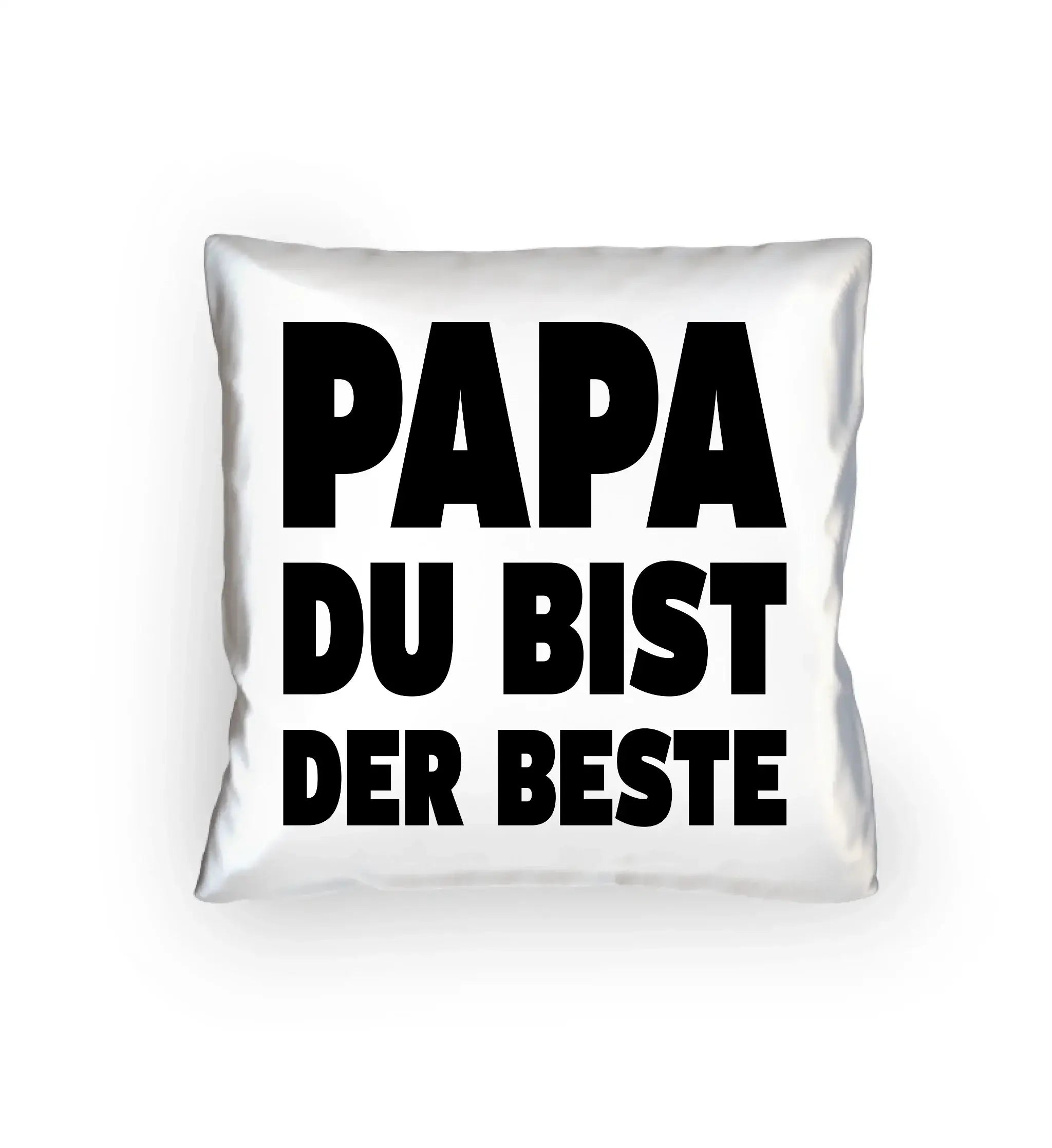 Fotowort: Papa • Fotogeschenk • personalisiert • Kissen 40x40 cm - Kissen 40x40 cm / White / 40cm-x-40cm