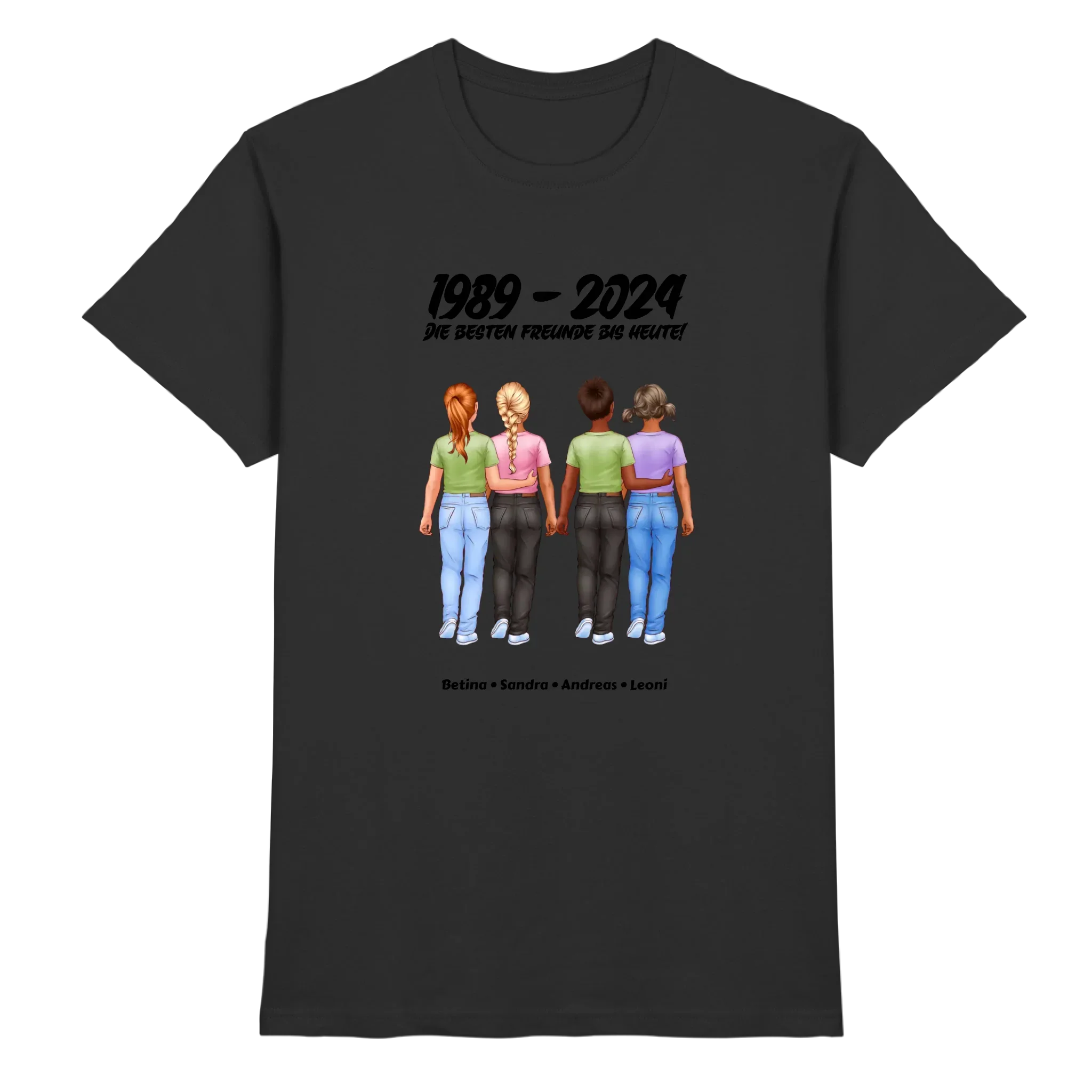 Friendship: 1-5 Kinder • mehrere Artikel • ’Statement-Collection’ • Wunschtext • personalisierte Figuren - Premium