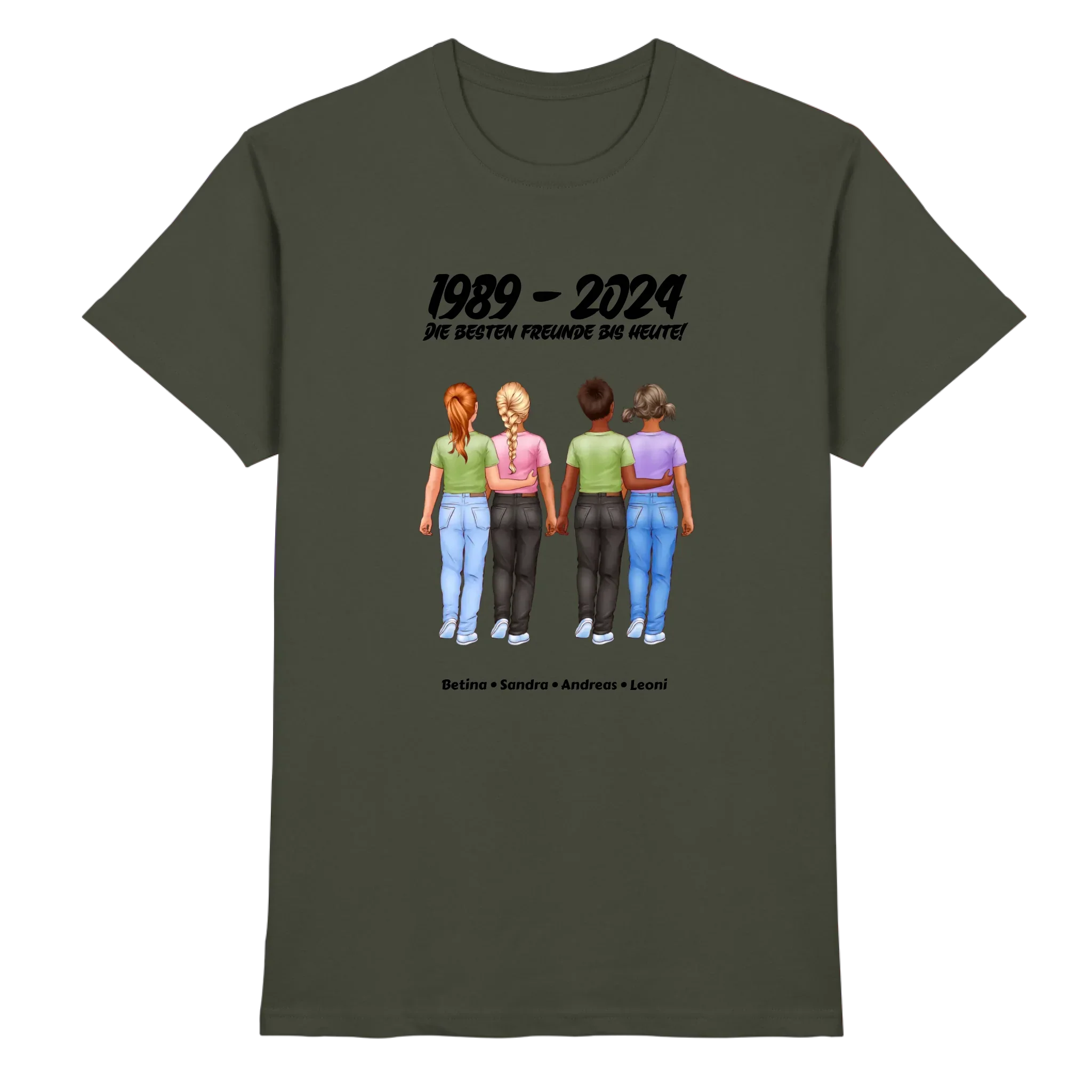 Friendship: 1-5 Kinder • mehrere Artikel • ’Statement-Collection’ • Wunschtext • personalisierte Figuren - Premium