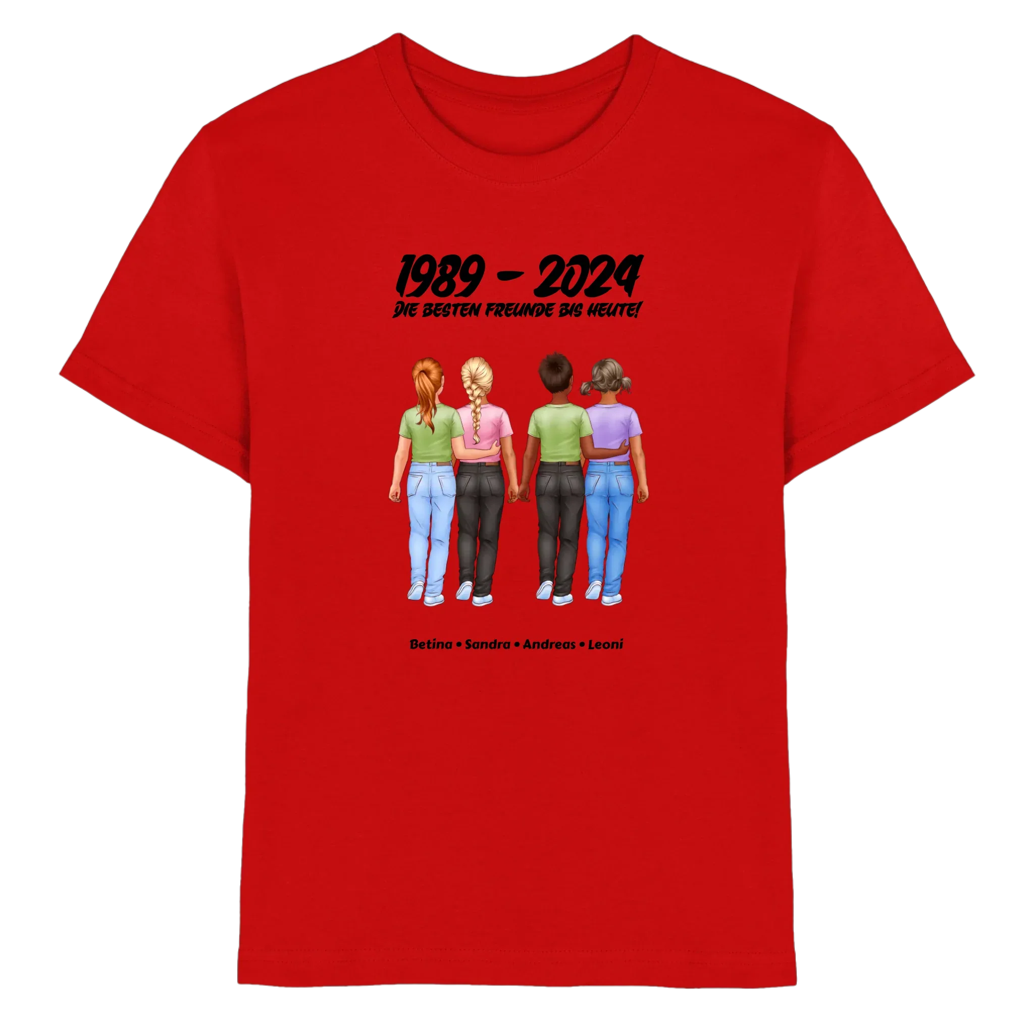 Friendship: 1-5 Kinder • mehrere Artikel • ’Statement-Collection’ • Wunschtext • personalisierte Figuren - Premium