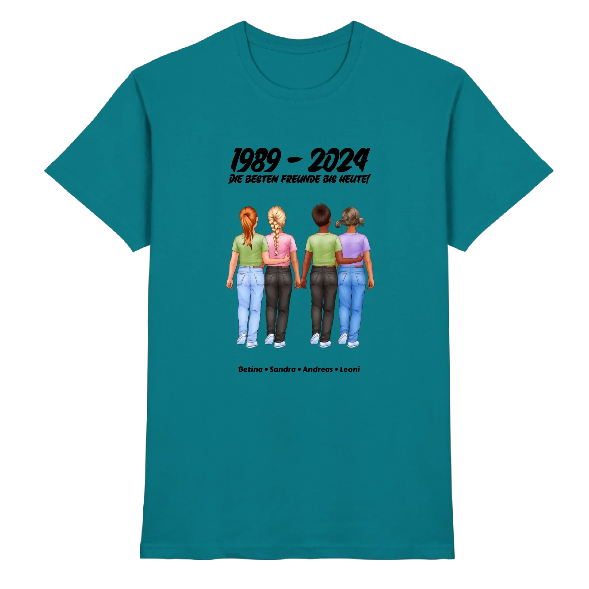 Friendship: 1-5 Kinder • mehrere Artikel • ’Statement-Collection’ • Wunschtext • personalisierte Figuren - Premium