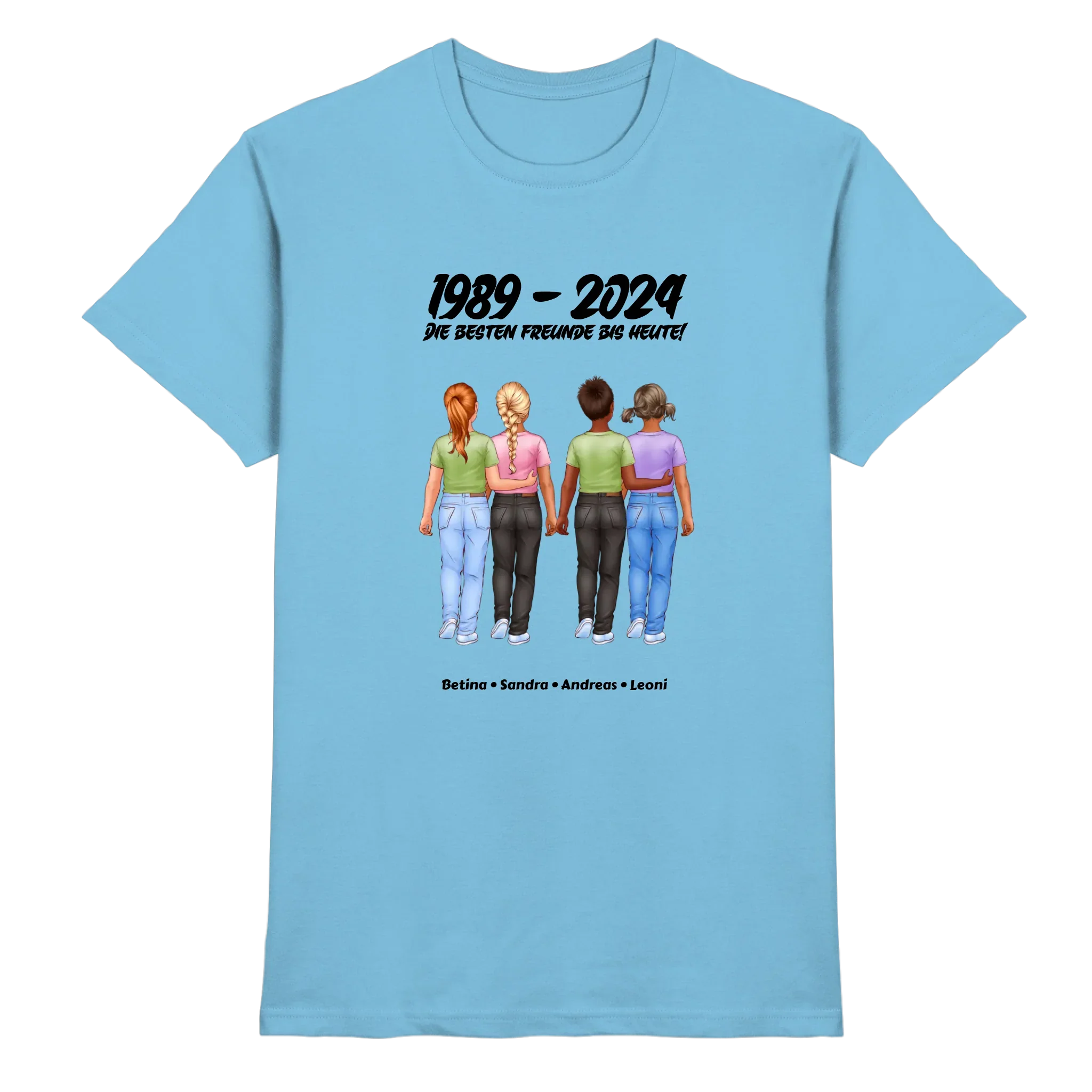 Friendship: 1-5 Kinder • mehrere Artikel • ’Statement-Collection’ • Wunschtext • personalisierte Figuren - Premium