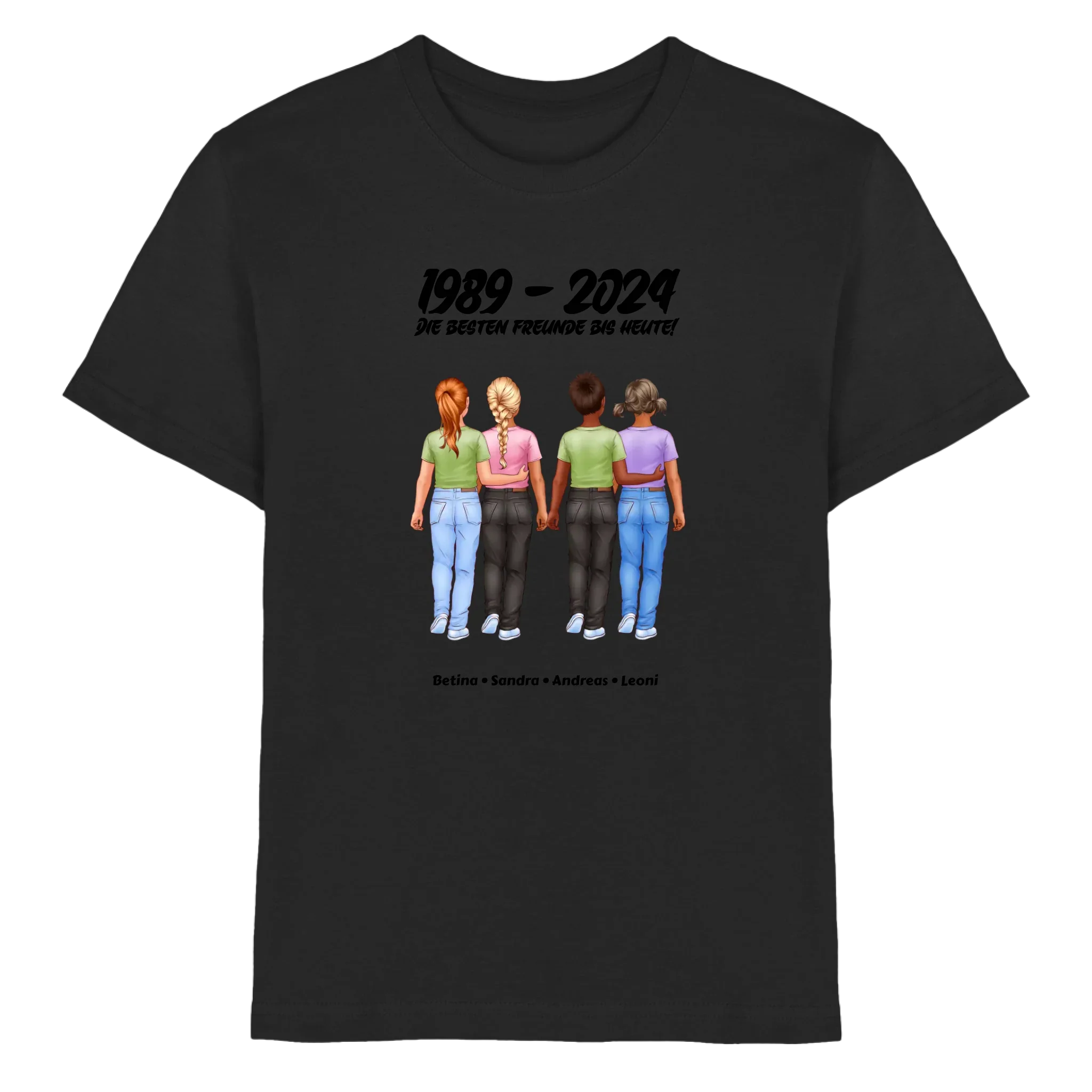 Friendship: 1-5 Kinder • mehrere Artikel • ’Statement-Collection’ • Wunschtext • personalisierte Figuren - Premium