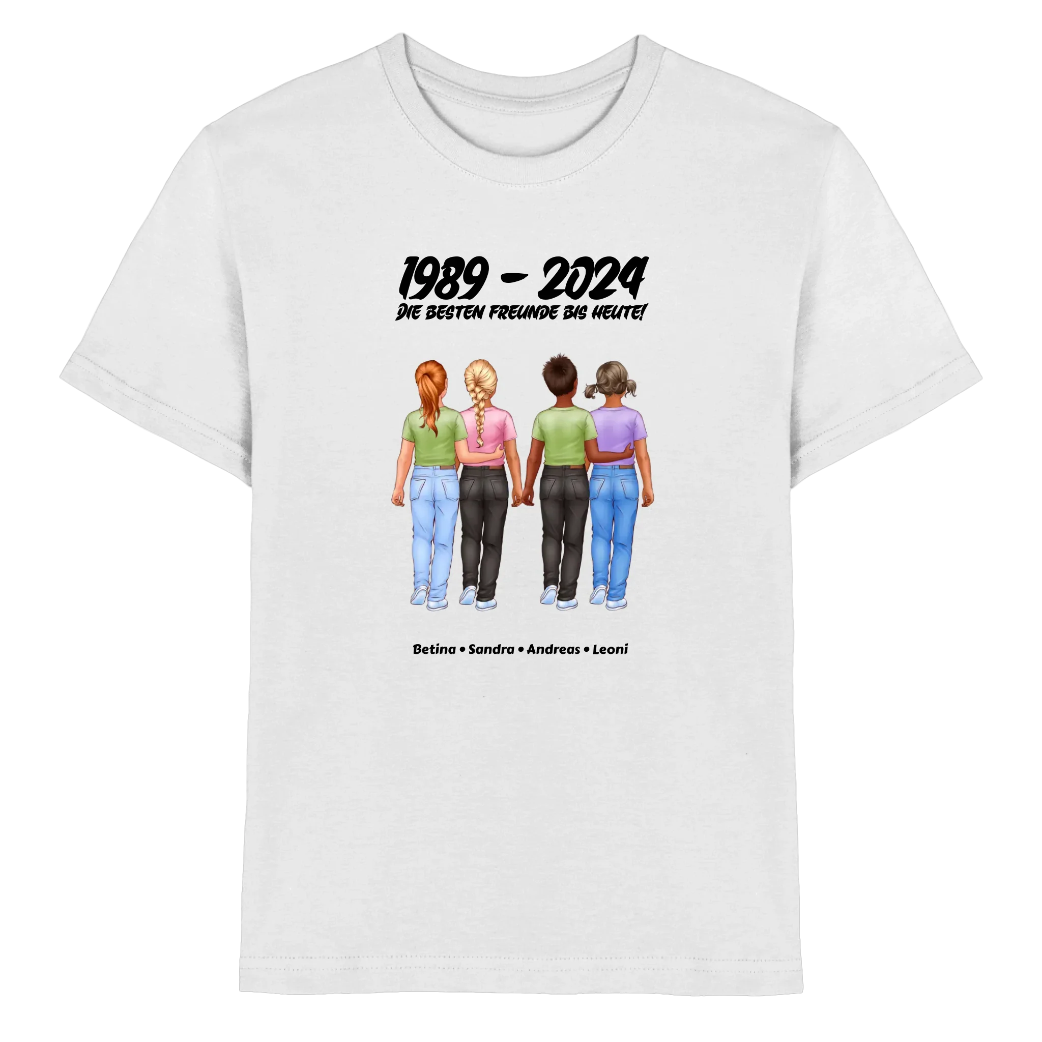 Friendship: 1-5 Kinder • mehrere Artikel • ’Statement-Collection’ • Wunschtext • personalisierte Figuren - Premium