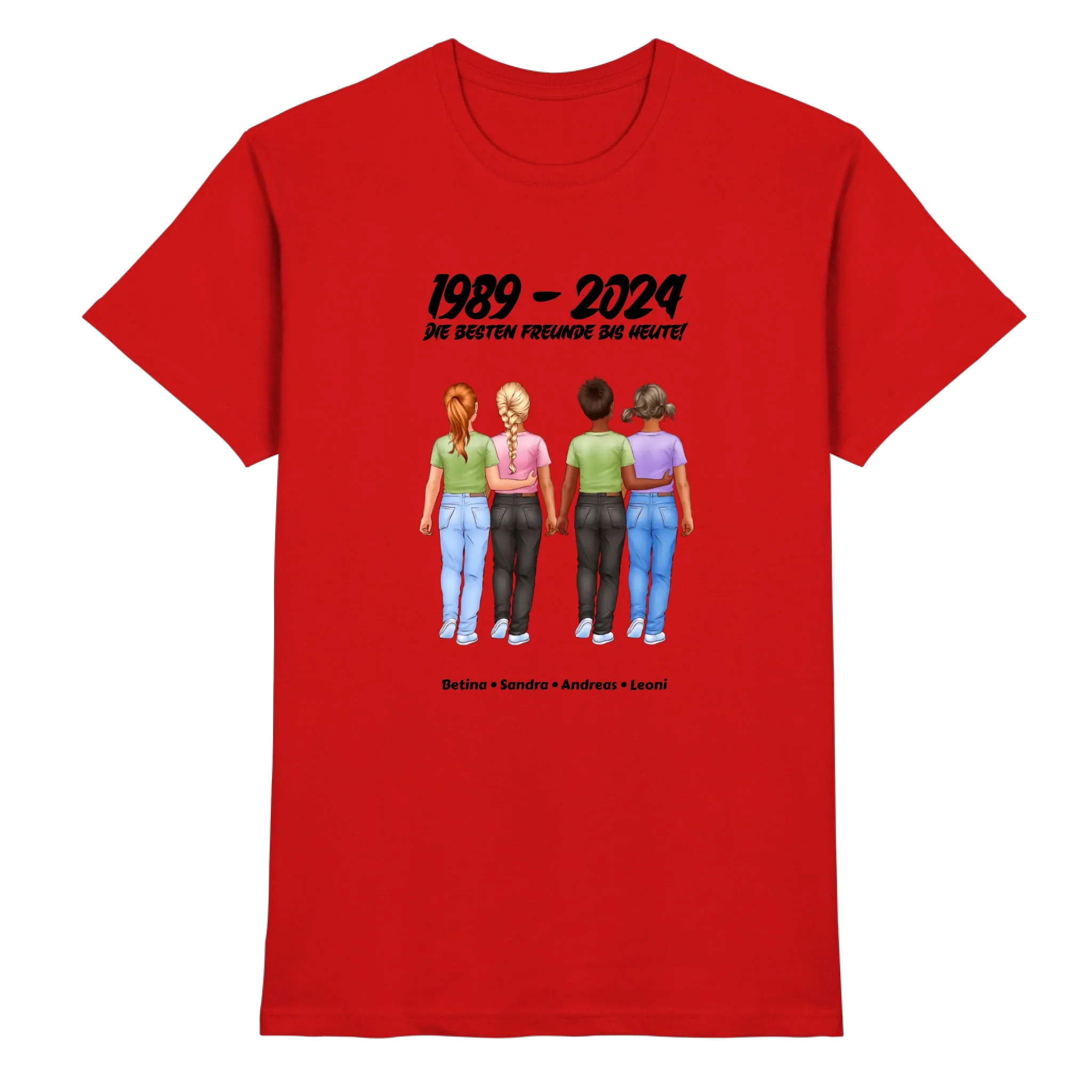 Friendship: 1-5 Kinder • mehrere Artikel • ’Statement-Collection’ • Wunschtext • personalisierte Figuren - Premium