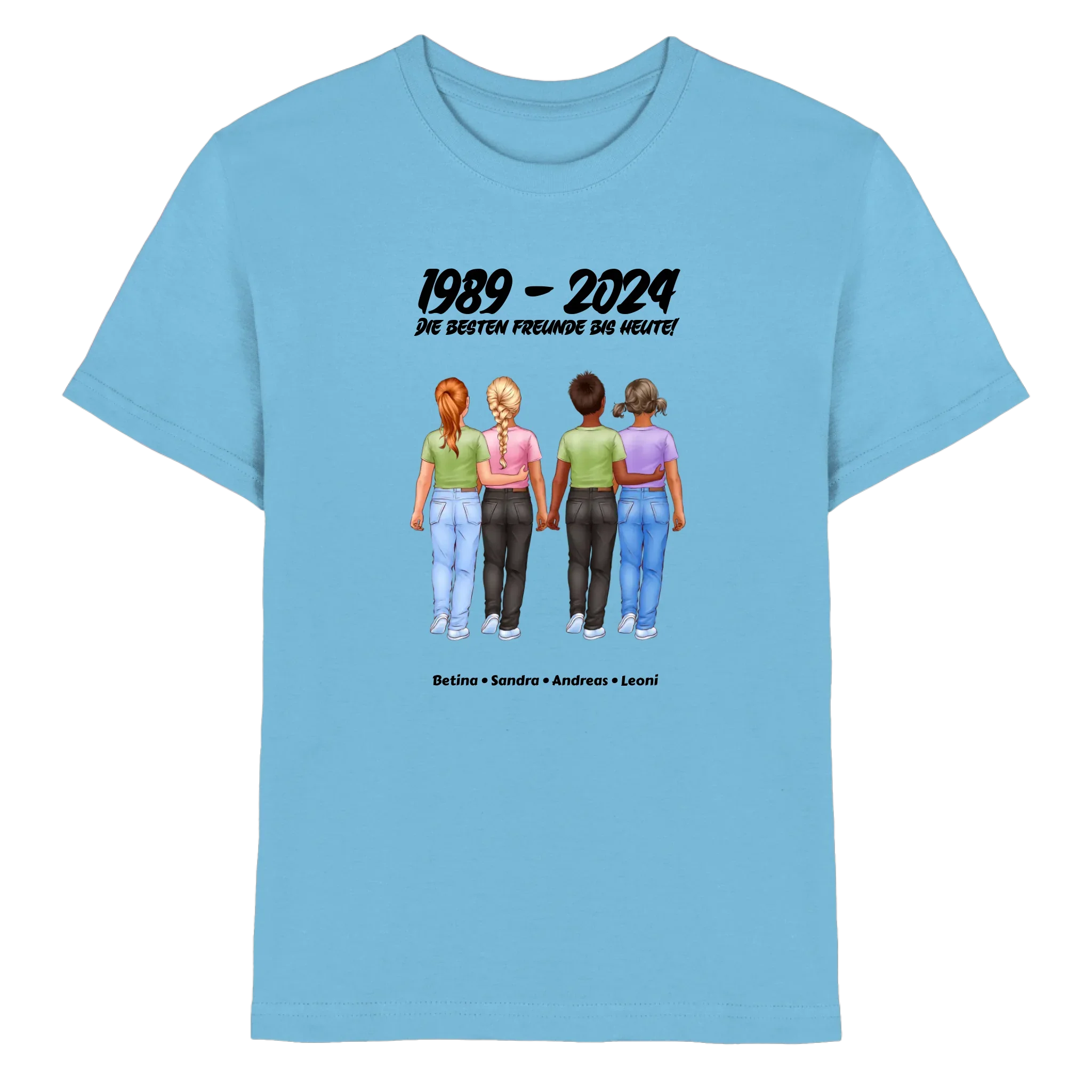 Friendship: 1-5 Kinder • mehrere Artikel • ’Statement-Collection’ • Wunschtext • personalisierte Figuren - Premium