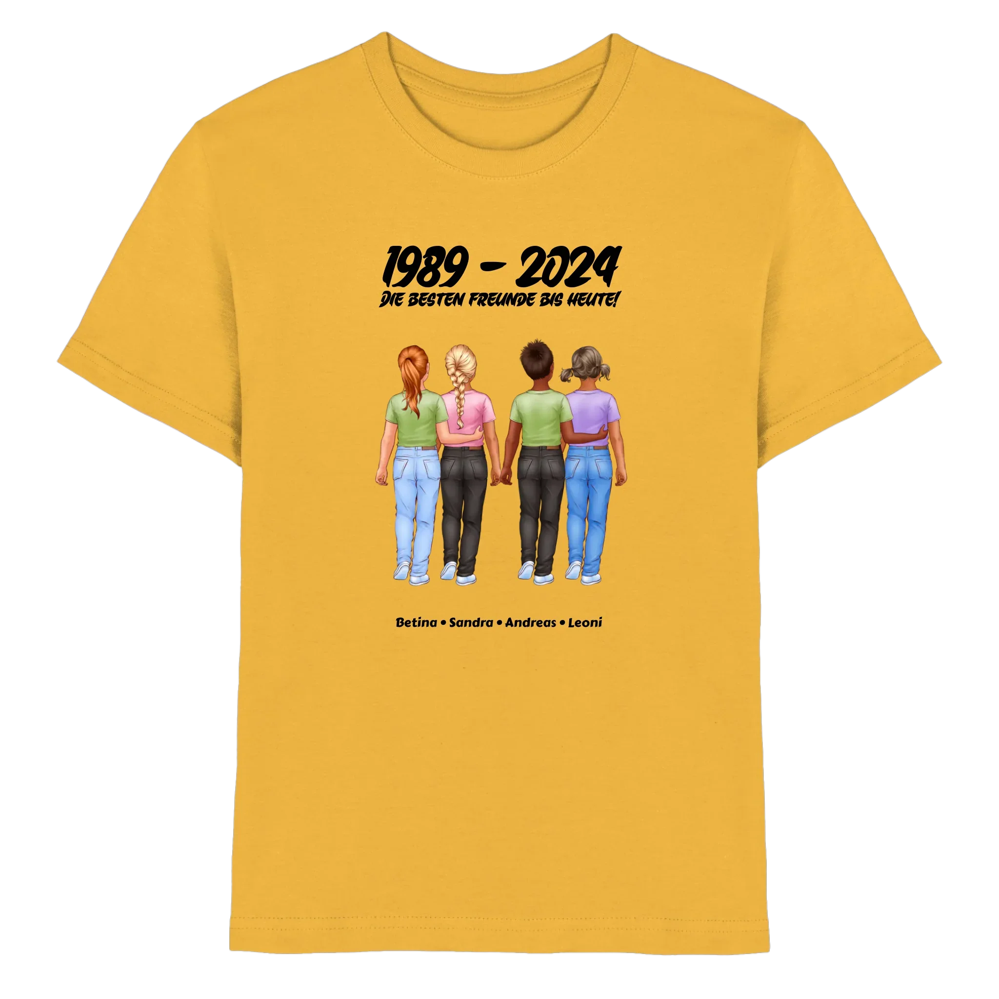 Friendship: 1-5 Kinder • mehrere Artikel • ’Statement-Collection’ • Wunschtext • personalisierte Figuren - Premium