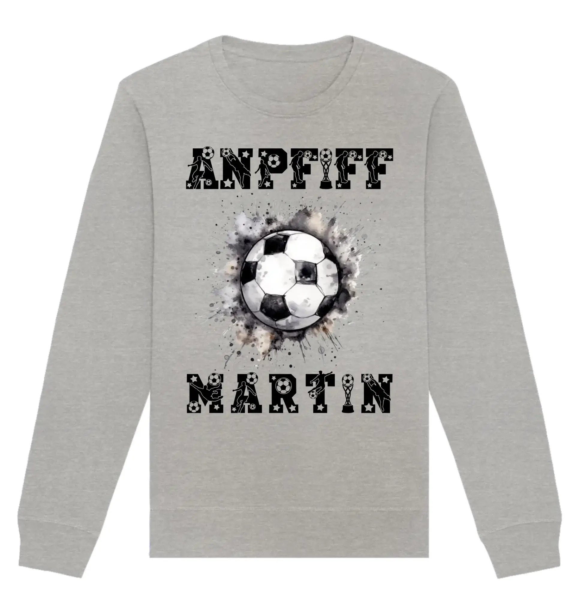 HalloGeschenk.de front-organic-basic-unisex-sweatshirt-c2c1c0-1116x