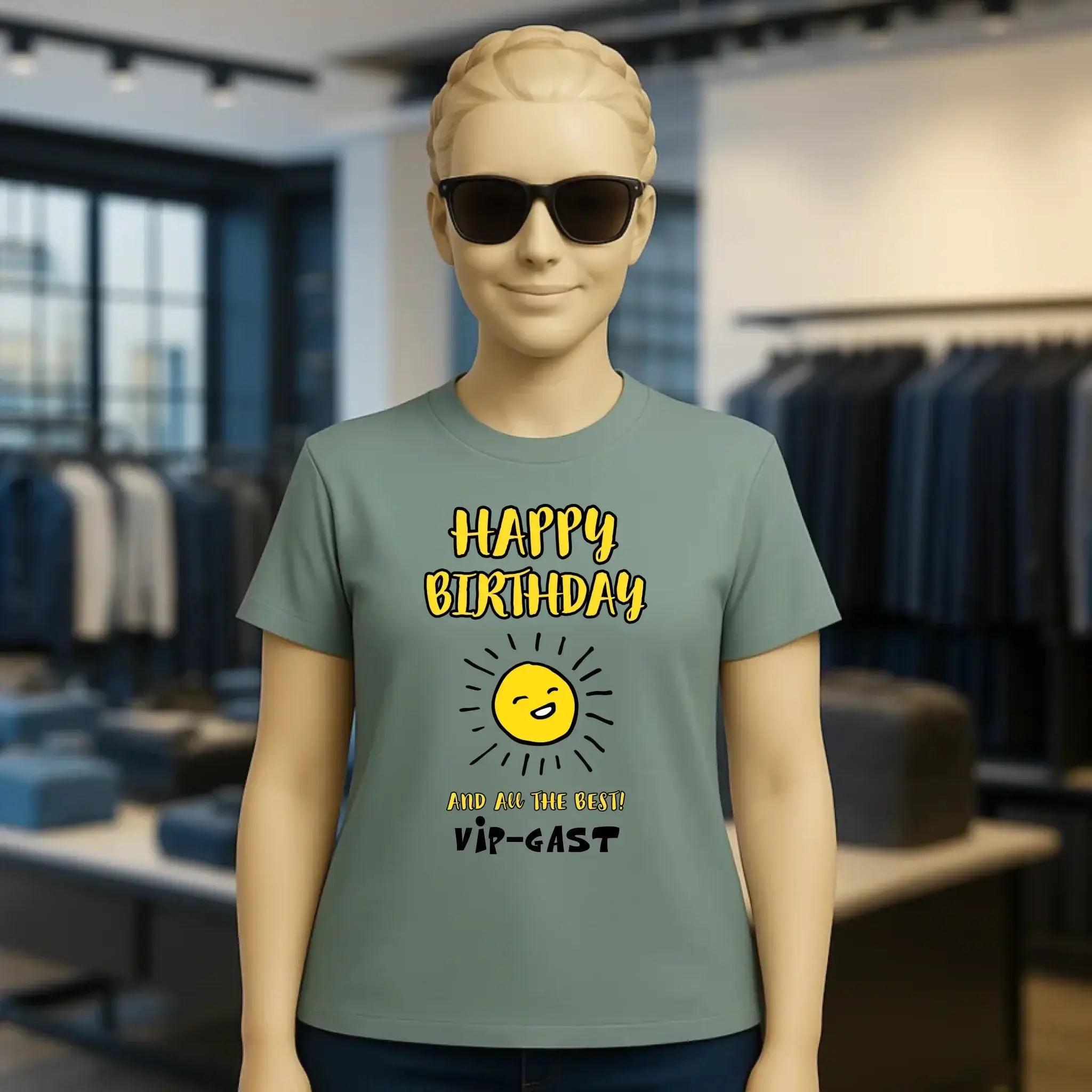 Geburtstag Design 2 • Ladies Premium T-Shirt XS-2XL aus Bio-Baumwolle für Damen • Exklusivdesign • personalisiert