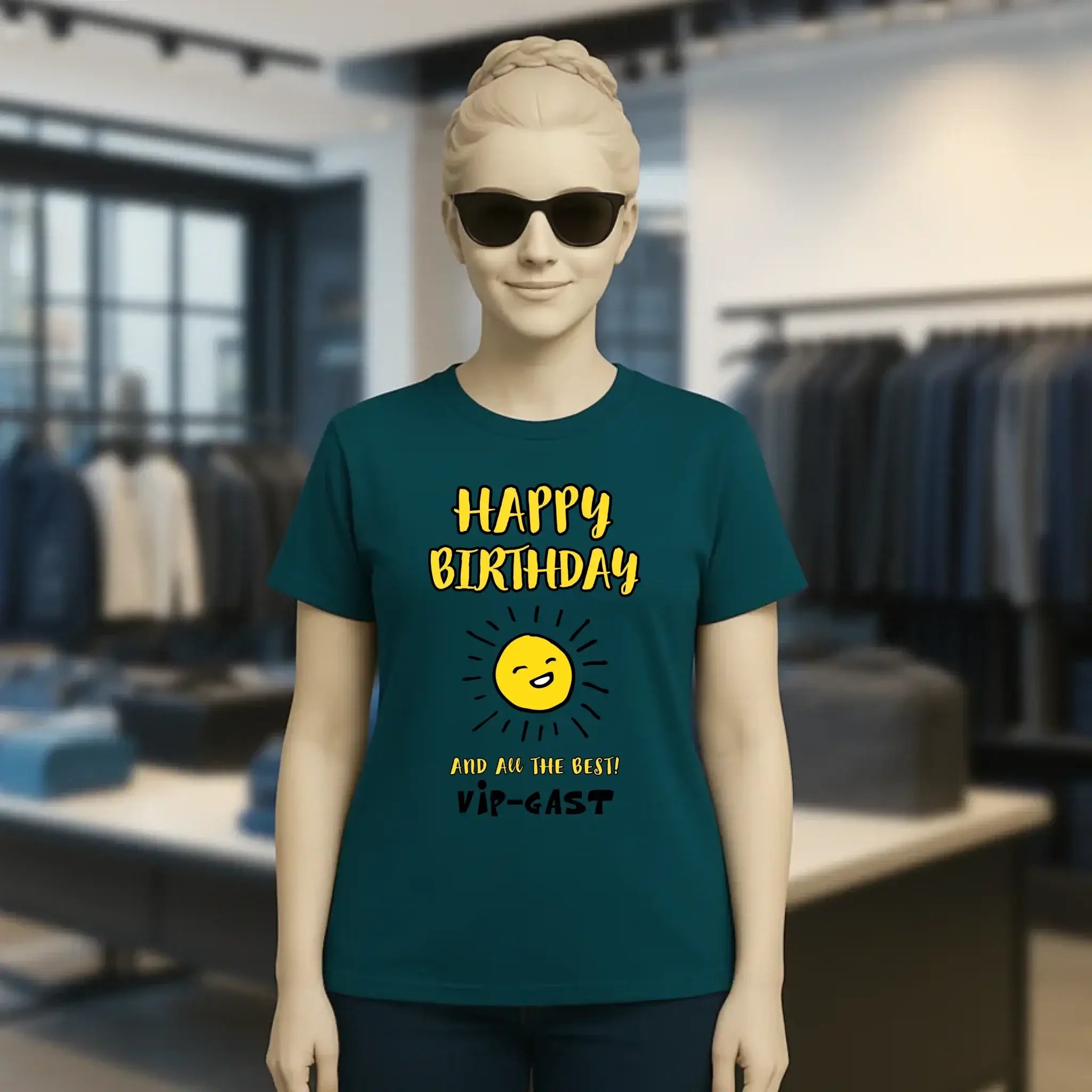 Geburtstag Design 2 • Ladies Premium T-Shirt XS-2XL aus Bio-Baumwolle für Damen • Exklusivdesign • personalisiert