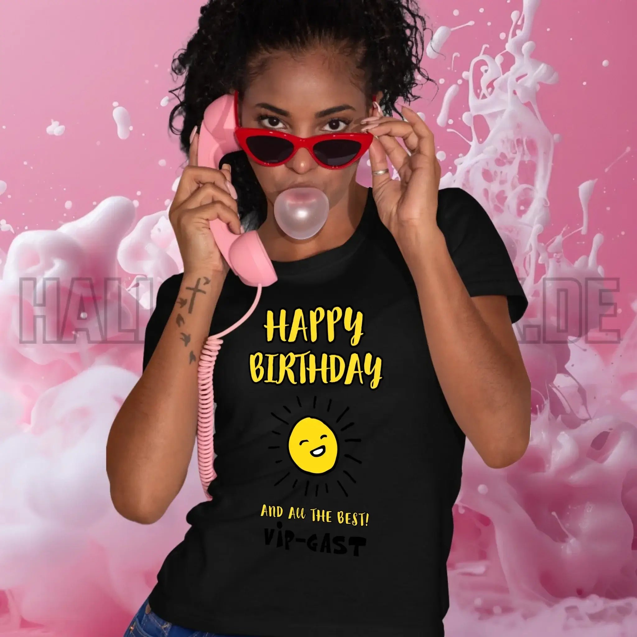 Geburtstag Design 2 • Ladies Premium T-Shirt XS-2XL aus Bio-Baumwolle für Damen • Exklusivdesign • personalisiert