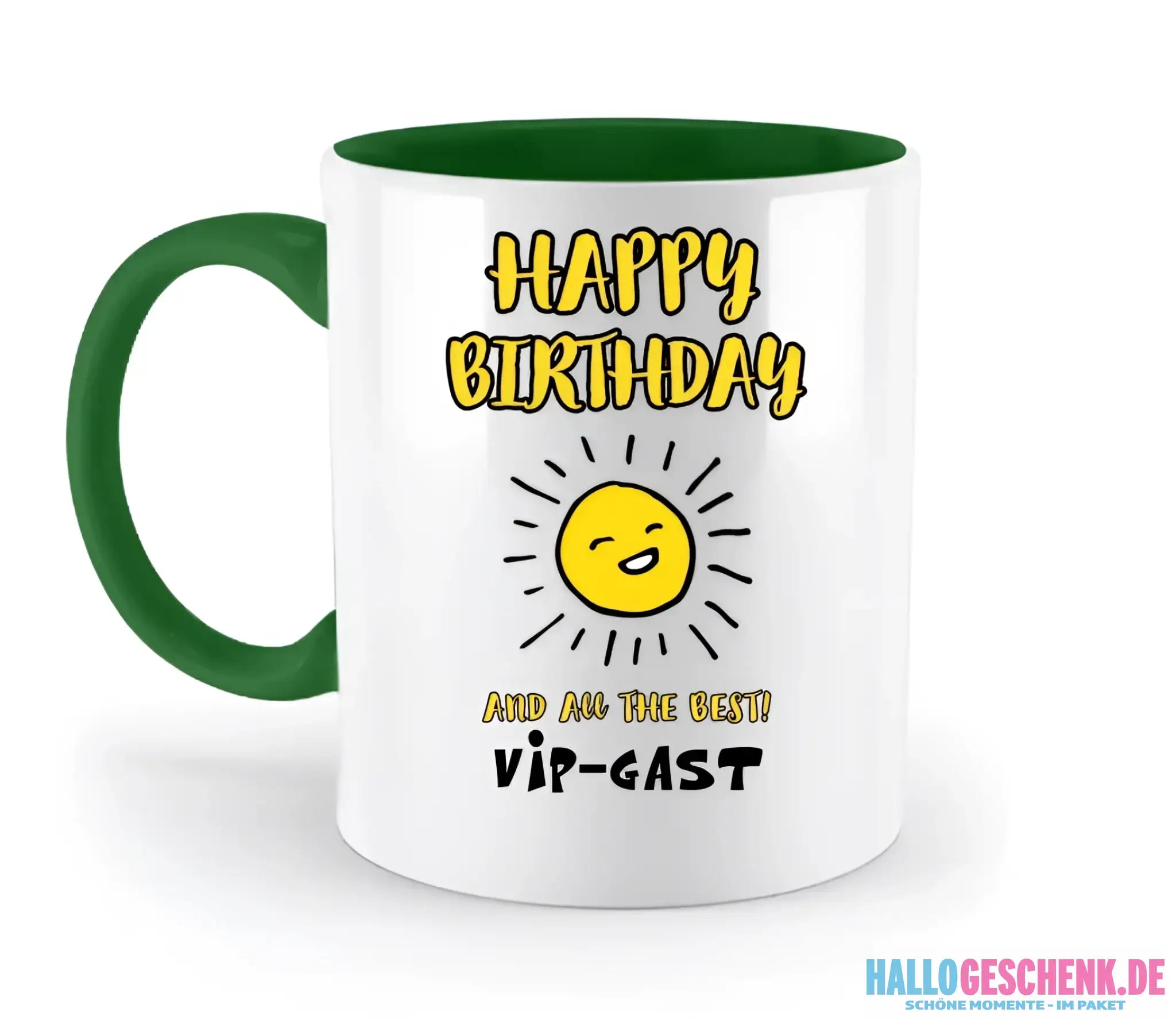 Geburtstag Design 2 • zweifarbige Tasse • Exklusivdesign • personalisiert