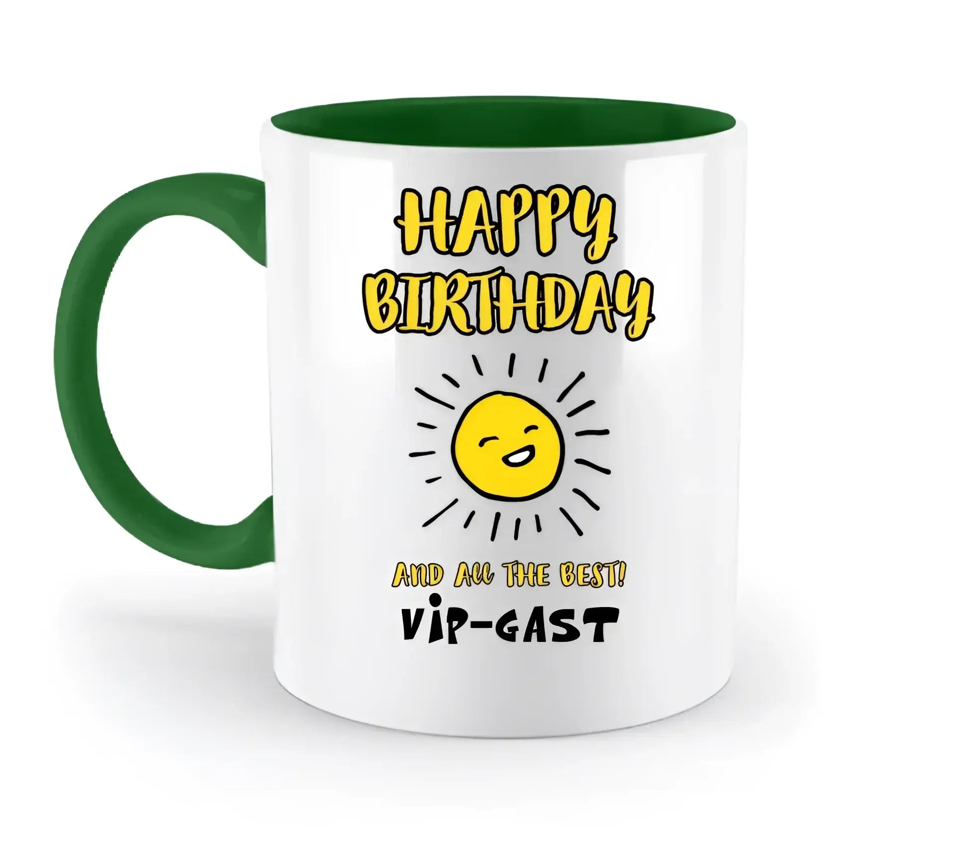 Geburtstag Design 2 • zweifarbige Tasse • Exklusivdesign • personalisiert