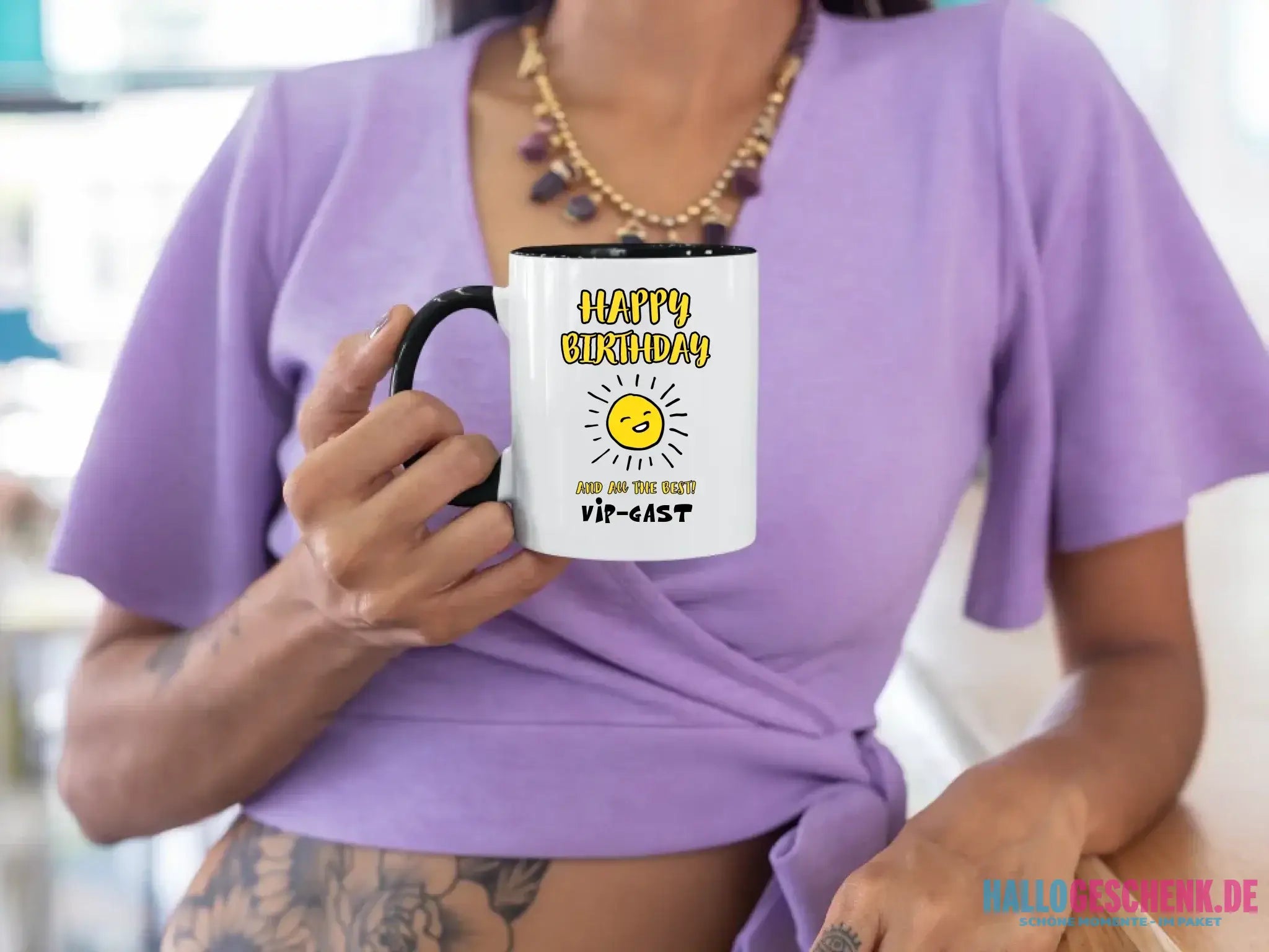Geburtstag Design 2 • zweifarbige Tasse • Exklusivdesign • personalisiert
