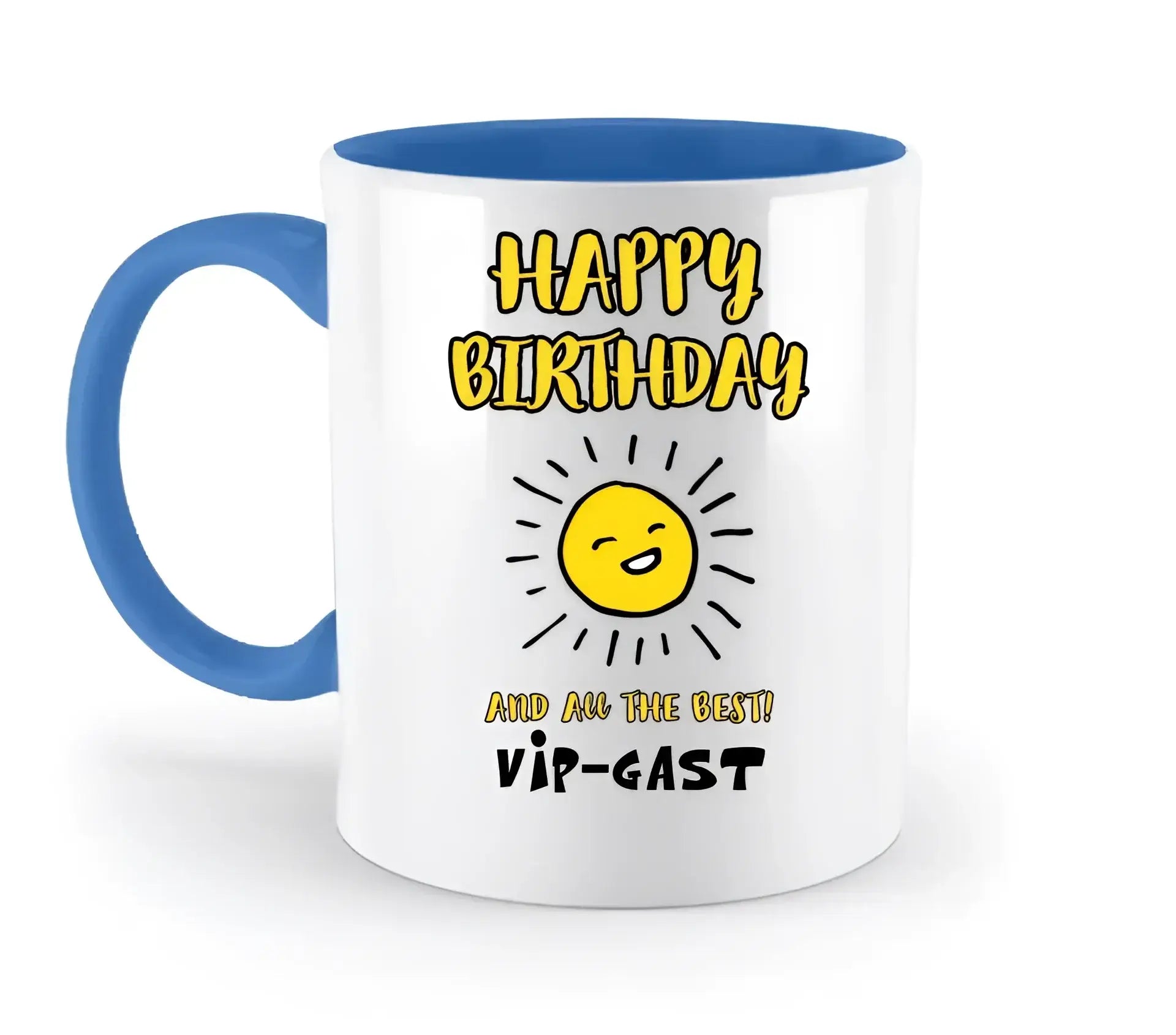 Geburtstag Design 2 • zweifarbige Tasse • Exklusivdesign • personalisiert