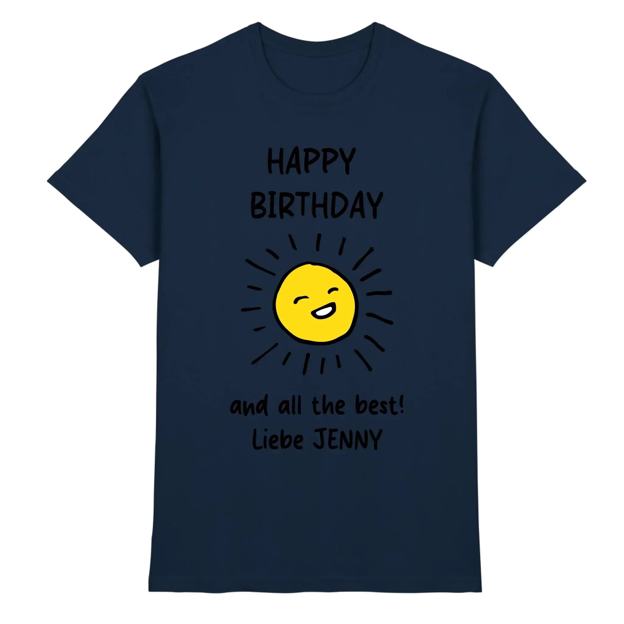 Geburtstag Motiv 4 • mehrere Artikel • ’Statement-Collection’ • Wunschtext • Mein - Premium Herren T-Shirt / Navy / XS