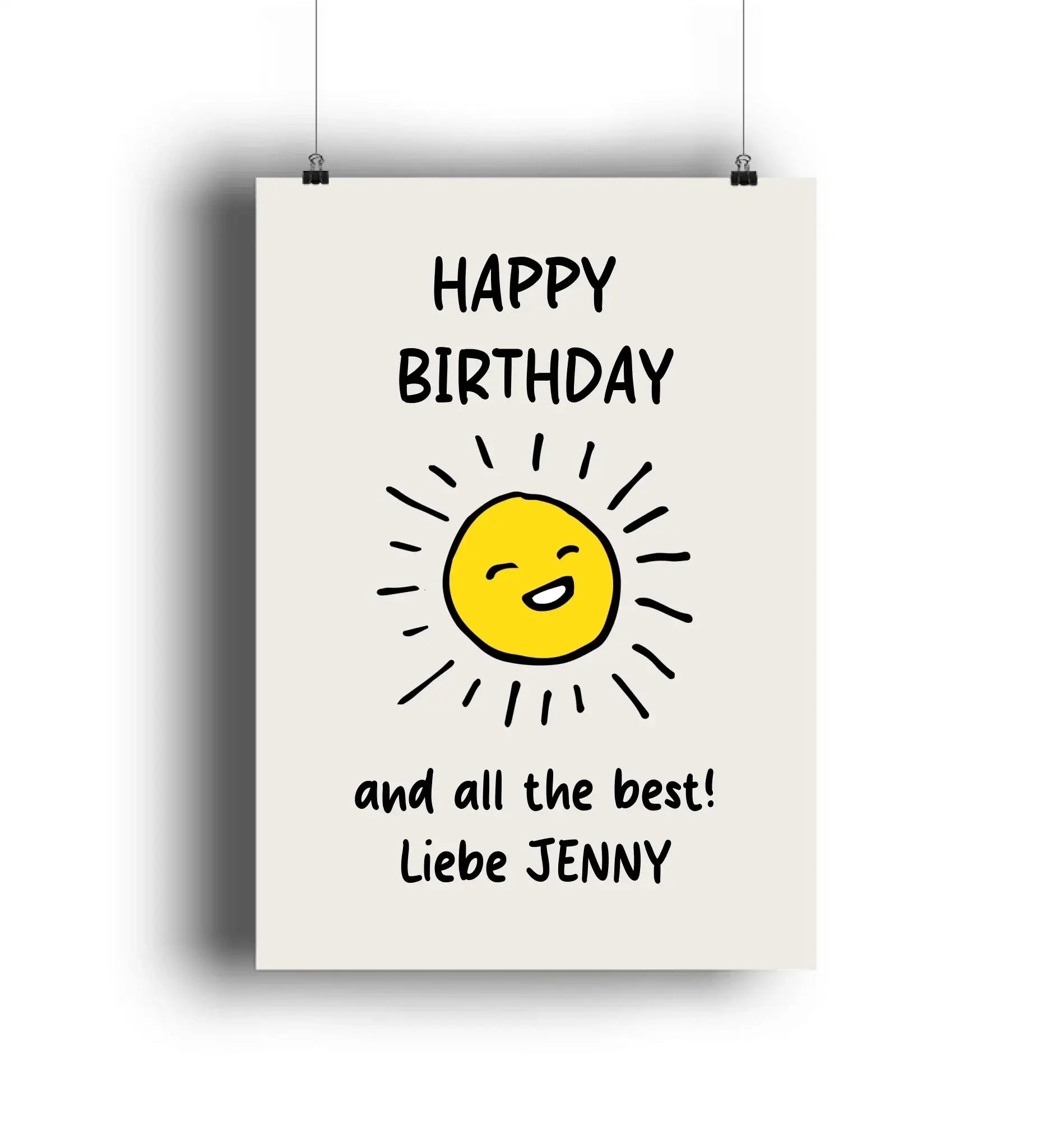 Geburtstag Motiv 7 ’Kings’ • mehrere Artikel • ’Statement-Collection’ • Wunschtext • Mein - POSTER / 4C-Print / DIN-A2