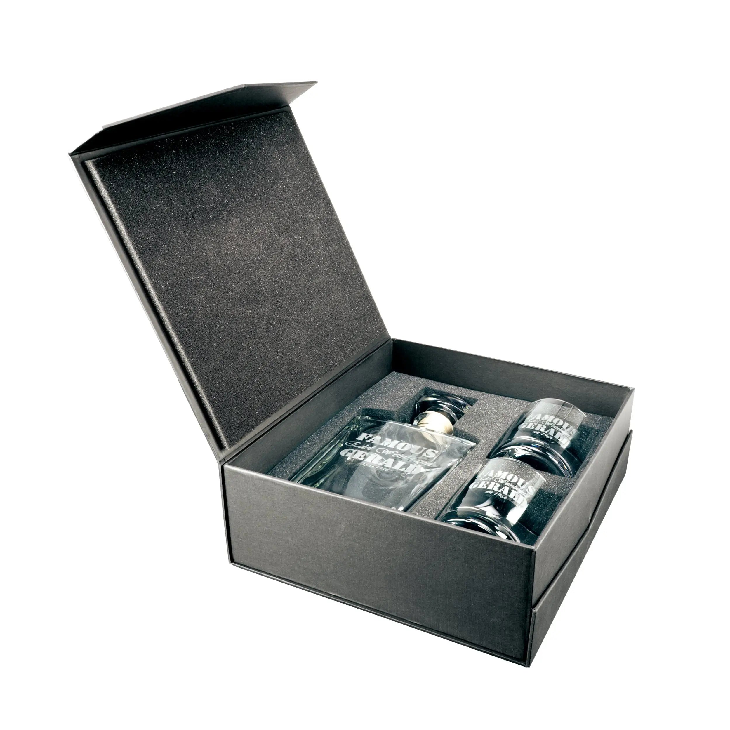 Bundle: Glas mit Gravur: Whiskey ’Style’ Geschenkset 1 Karaffe und 2 Tumbler (personalisierbare Geschenkideen)
