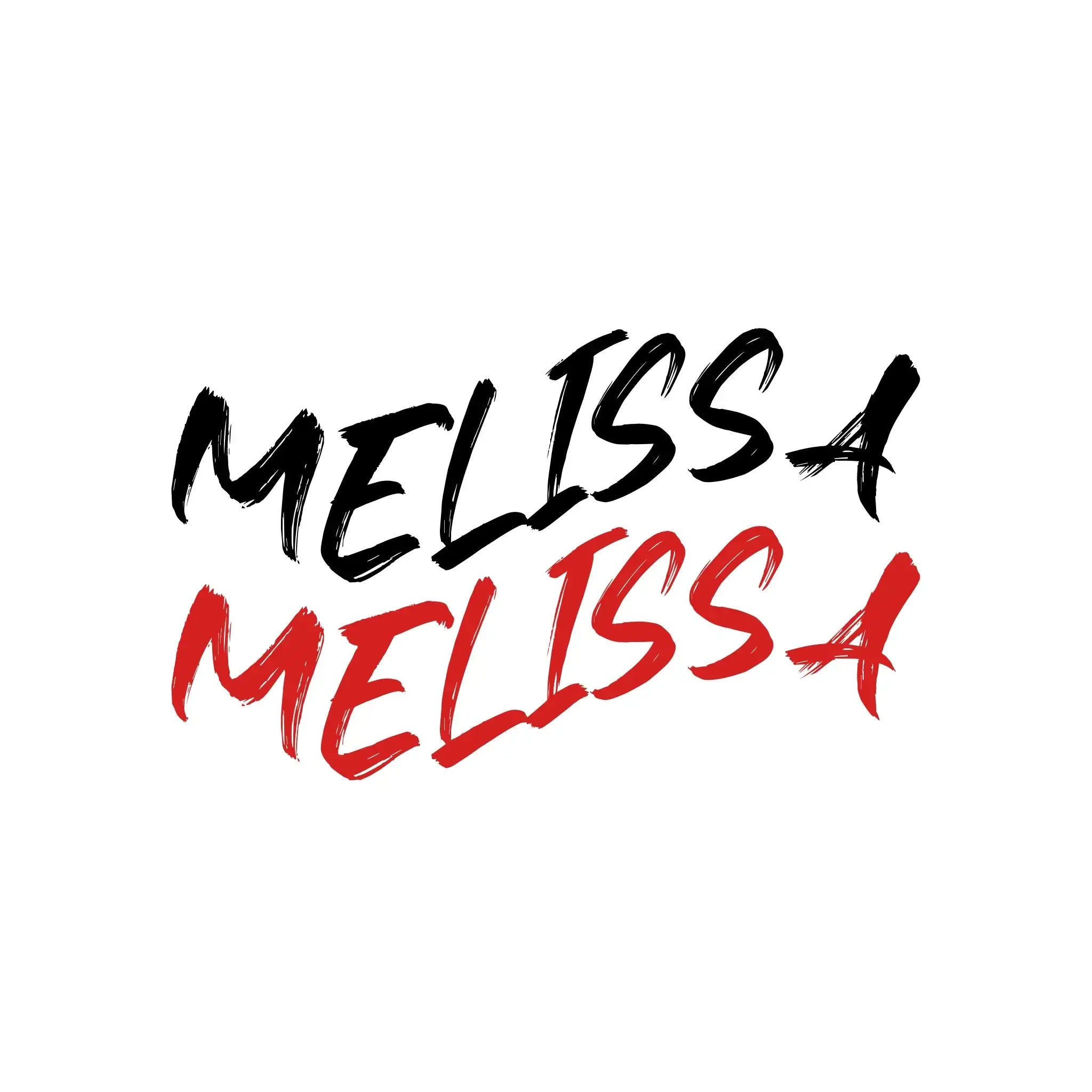 Geschwungener Name • 3 Motive verfügbar (personalisierbare Motive) - Sticker 20x20 cm (ausgestanzt) / White / OneSize