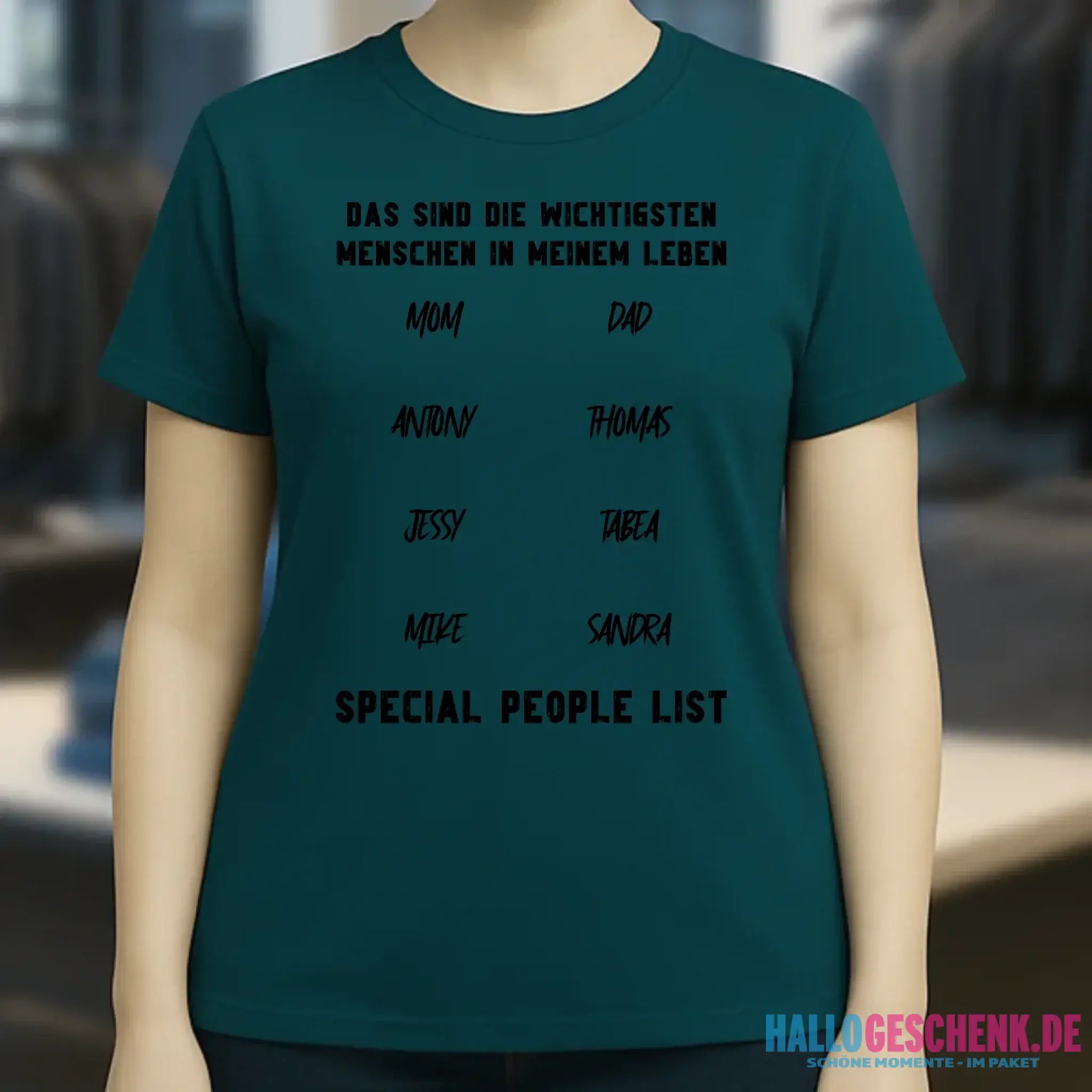 Gestalte den Text - Ladies Premium T-Shirt XS-2XL aus Bio-Baumwolle für Damen