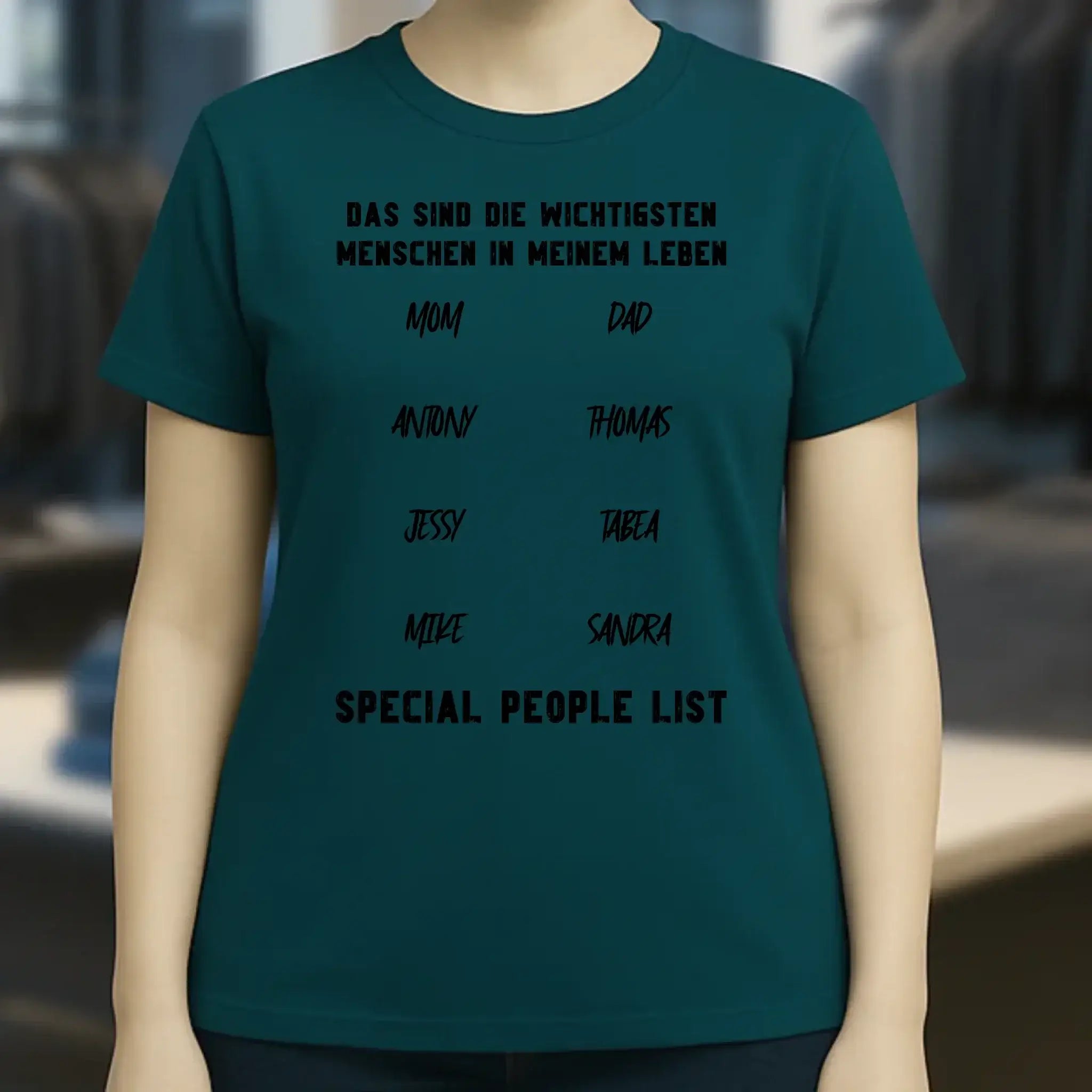 Gestalte den Text - Ladies Premium T-Shirt XS-2XL aus Bio-Baumwolle für Damen