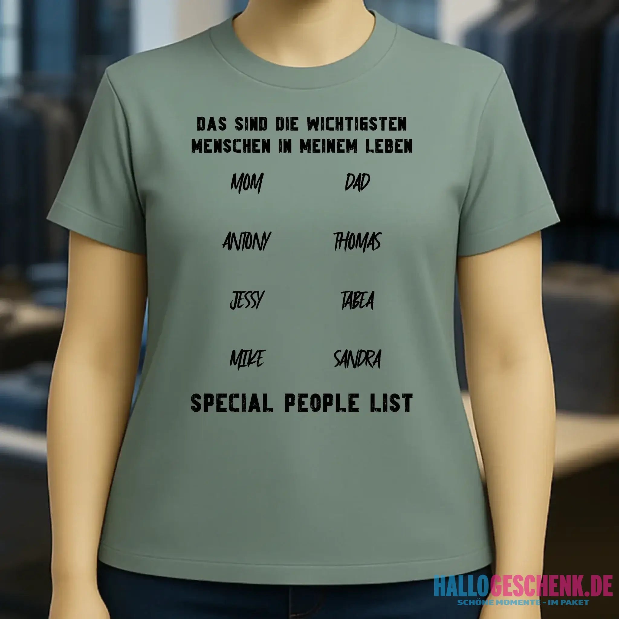 Gestalte den Text - Ladies Premium T-Shirt XS-2XL aus Bio-Baumwolle für Damen