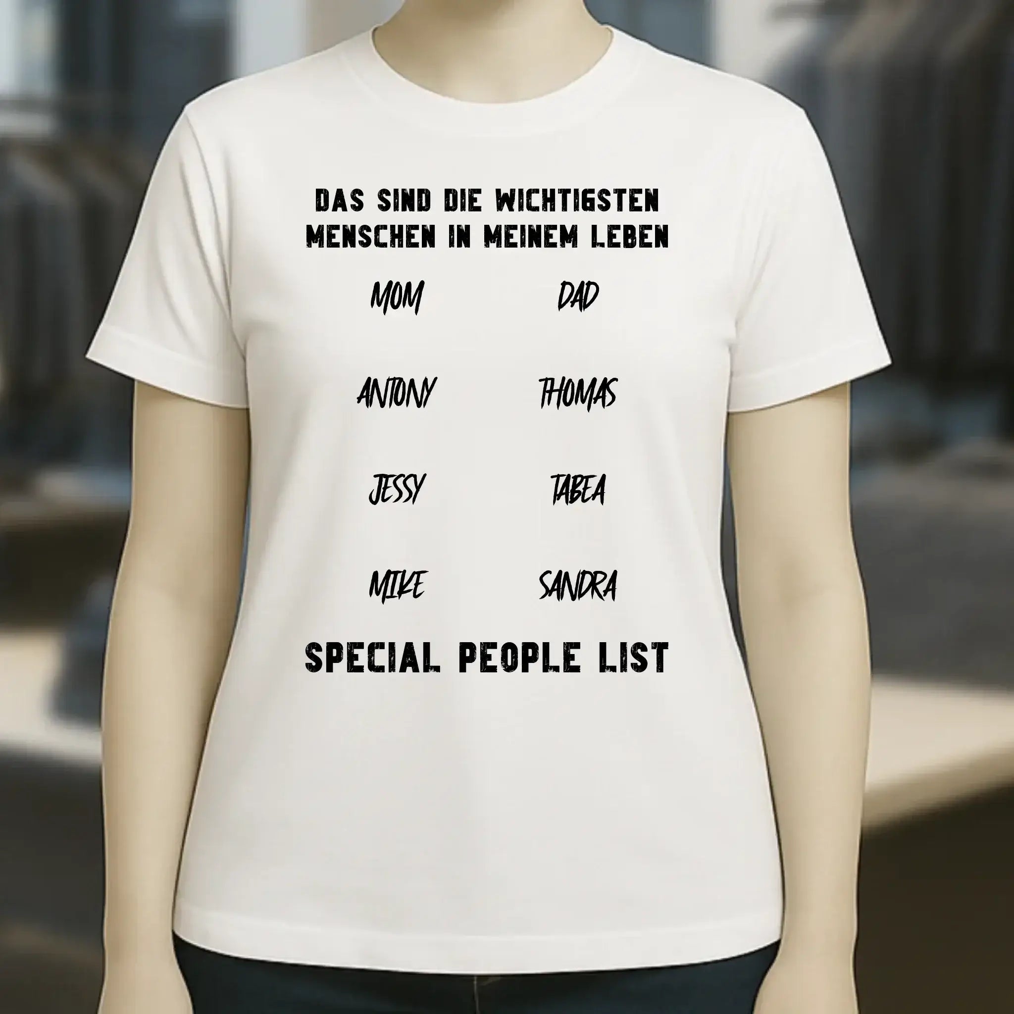 Gestalte den Text - Ladies Premium T-Shirt XS-2XL aus Bio-Baumwolle für Damen
