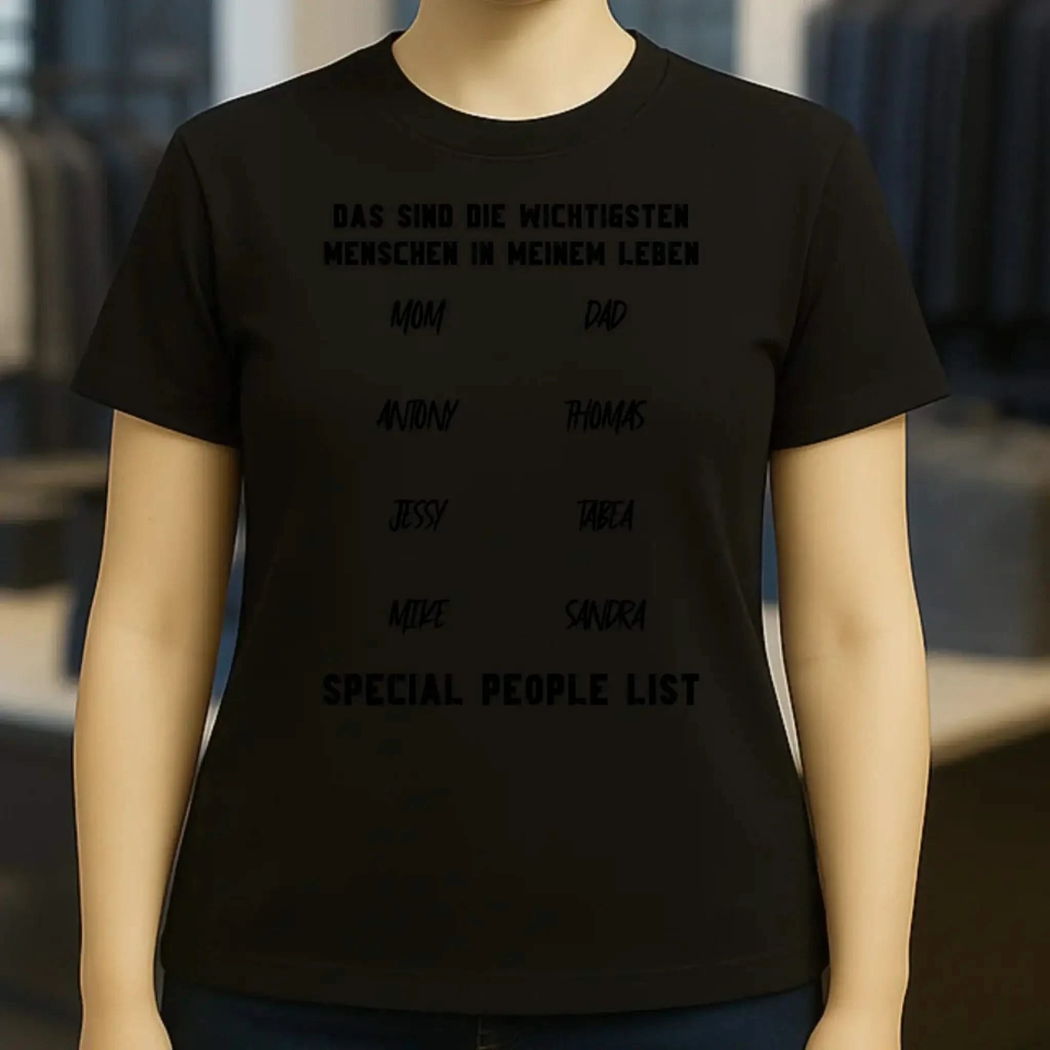 Gestalte den Text - Ladies Premium T-Shirt XS-2XL aus Bio-Baumwolle für Damen