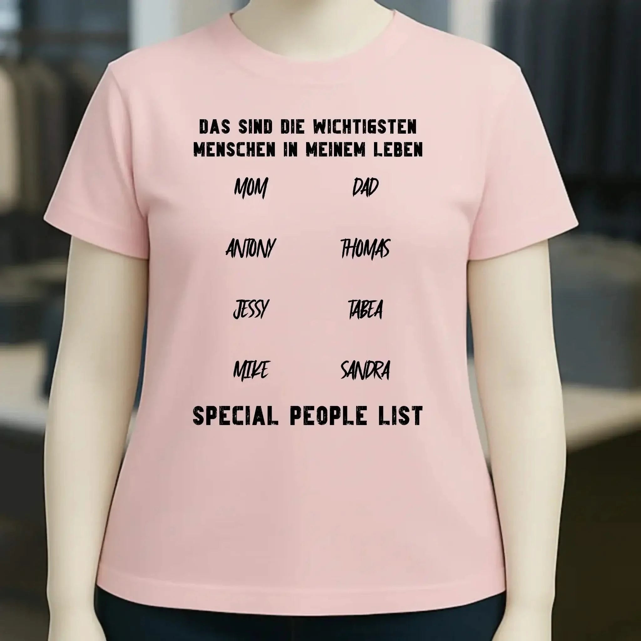 Gestalte den Text - Ladies Premium T-Shirt XS-2XL aus Bio-Baumwolle für Damen