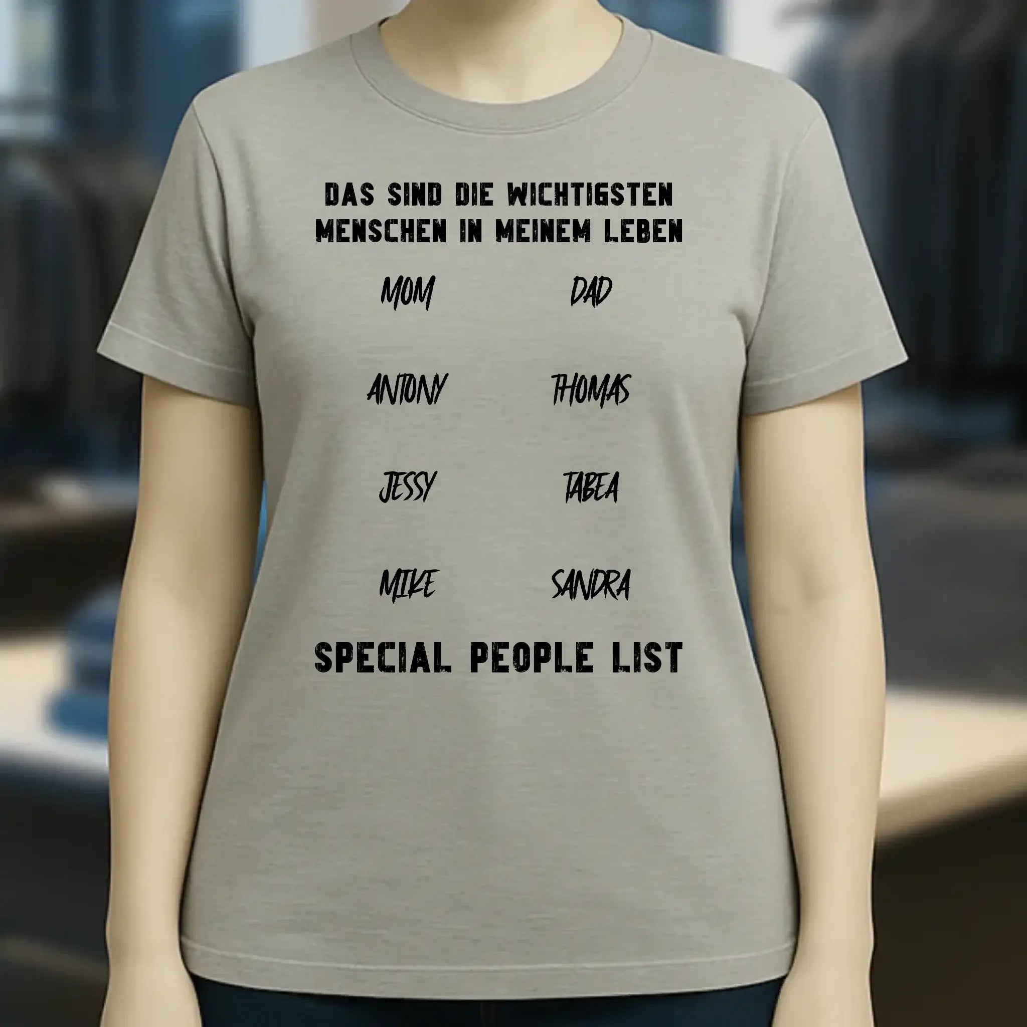 Gestalte den Text - Ladies Premium T-Shirt XS-2XL aus Bio-Baumwolle für Damen