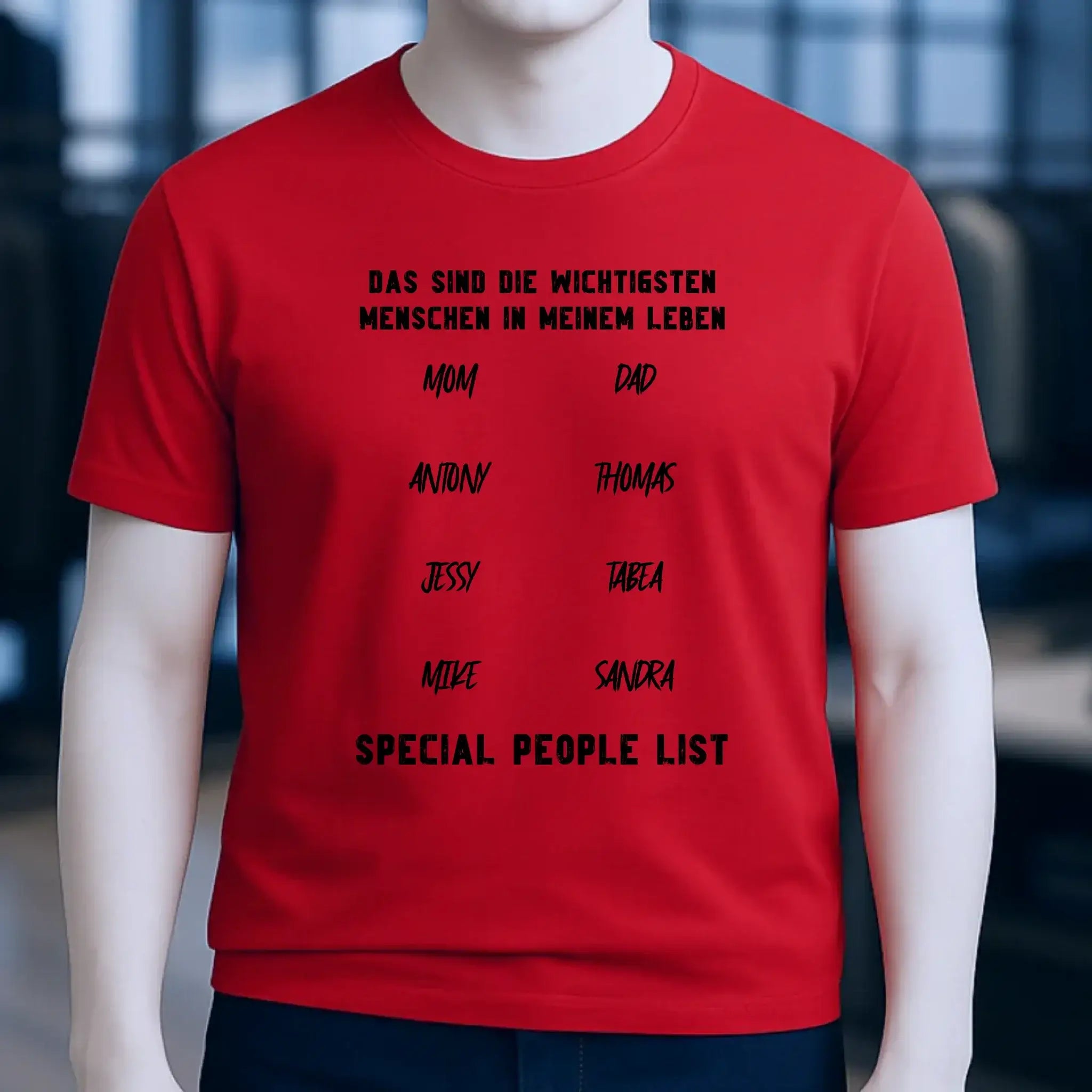 Gestalte den Text personalisierbar - Unisex Premium T-Shirt XS-5XL aus Bio-Baumwolle für Damen & Herren