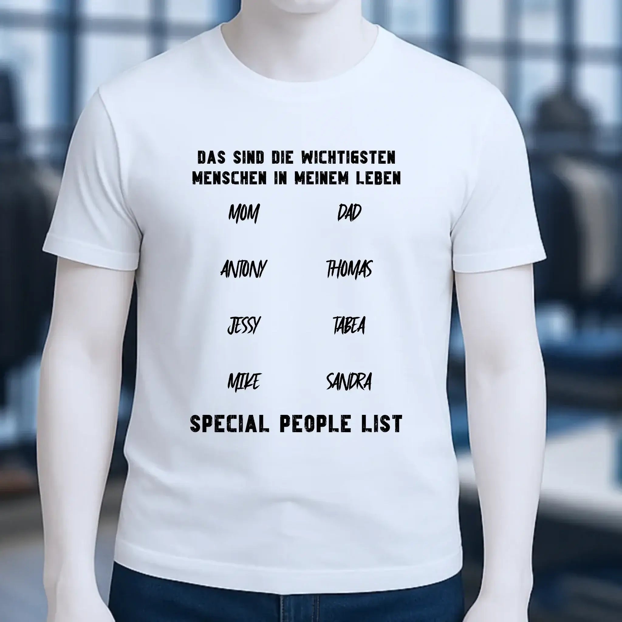 Gestalte den Text personalisierbar - Unisex Premium T-Shirt XS-5XL aus Bio-Baumwolle für Damen & Herren