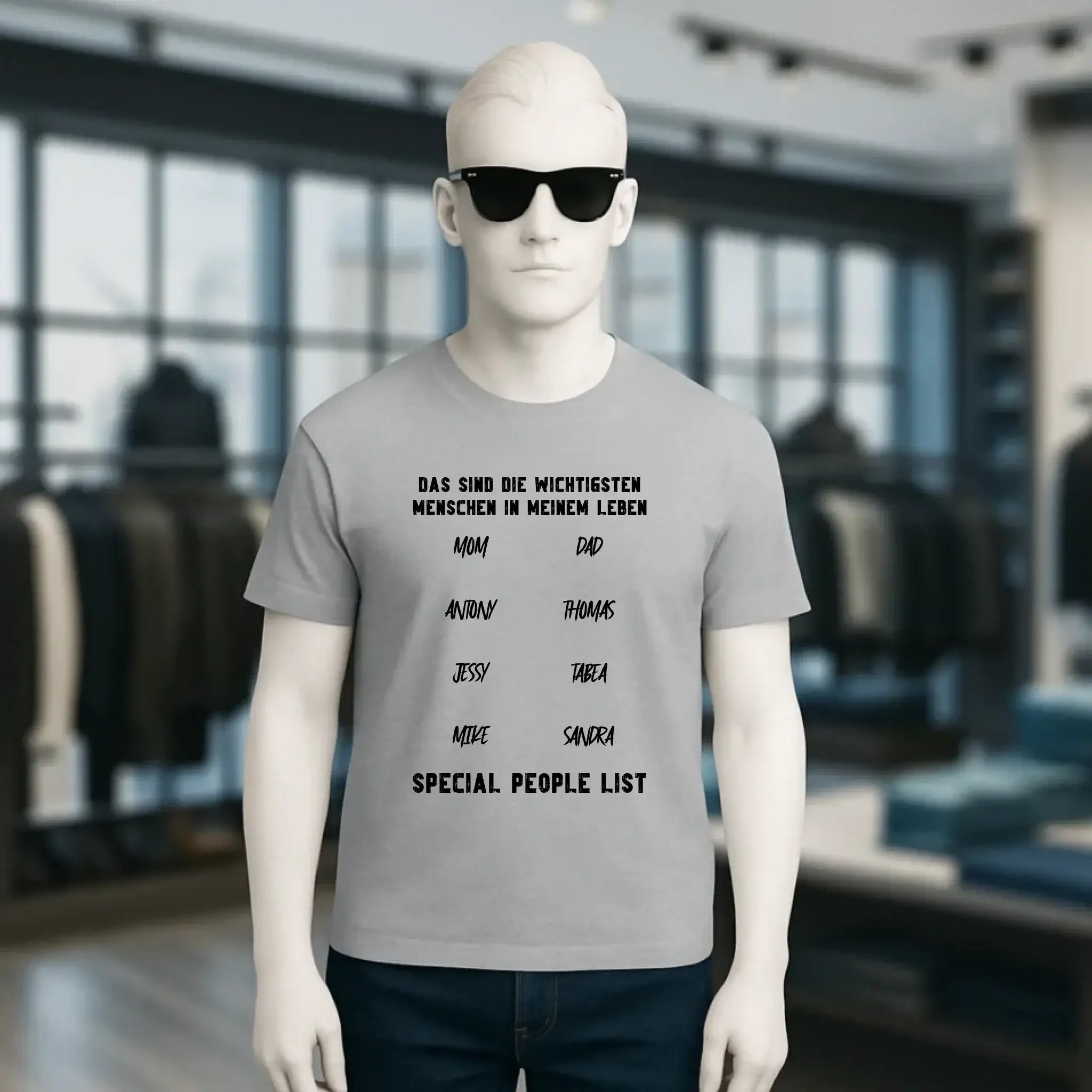 Gestalte den Text personalisierbar - Unisex Premium T-Shirt XS-5XL aus Bio-Baumwolle für Damen & Herren