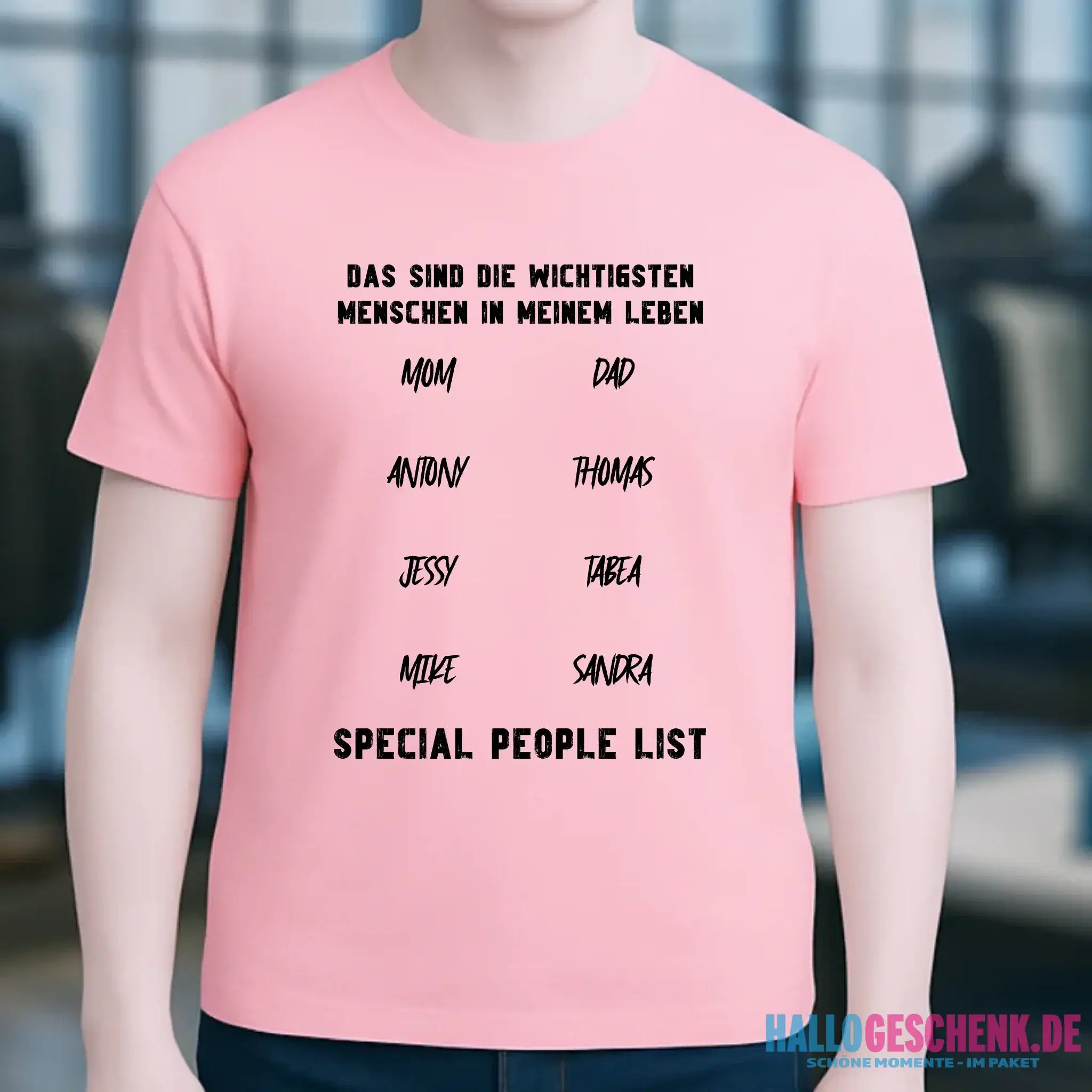 Gestalte den Text personalisierbar - Unisex Premium T-Shirt XS-5XL aus Bio-Baumwolle für Damen & Herren