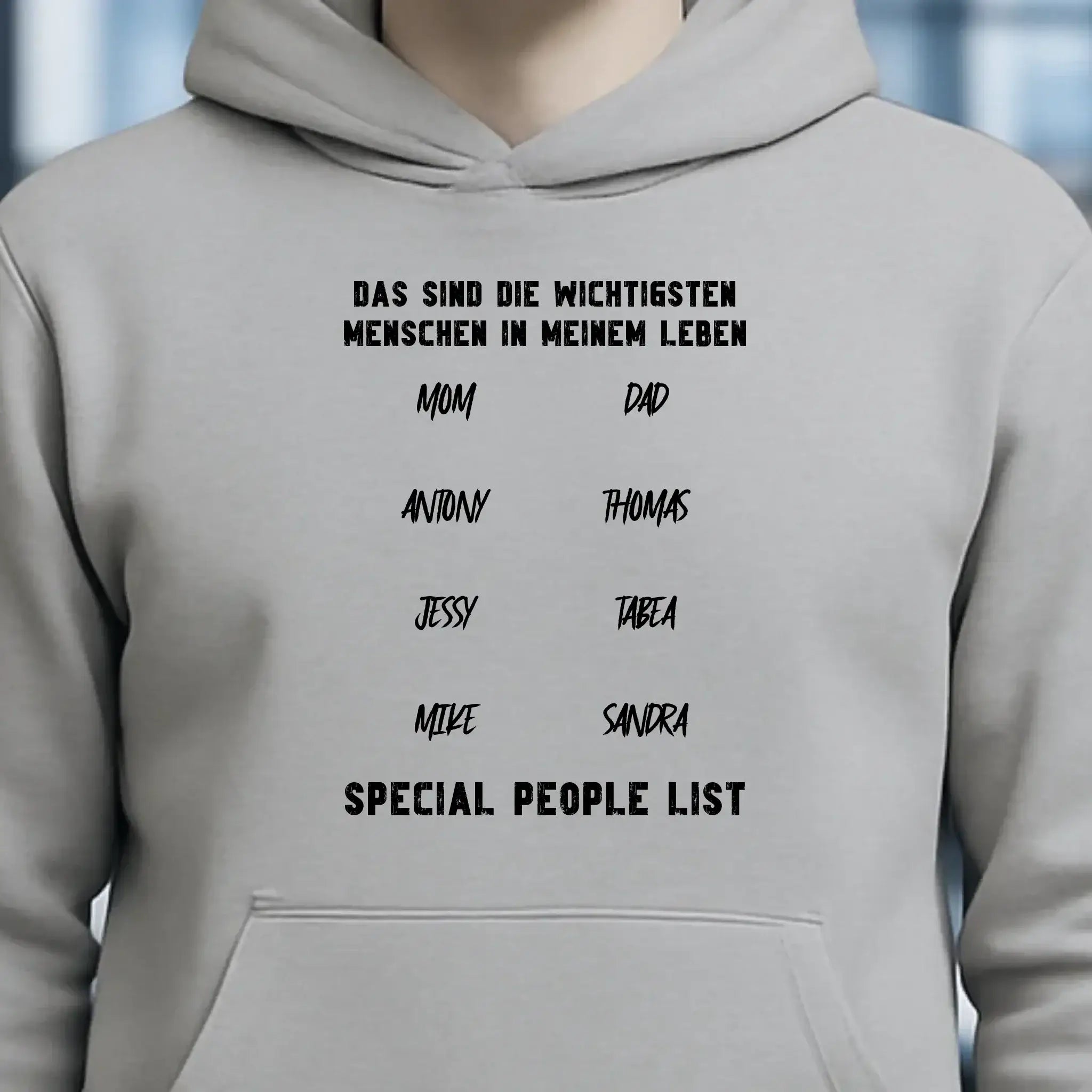 Gestalte den Text - Unisex Premium Hoodie XS-5XL aus Bio-Baumwolle für Damen & Herren