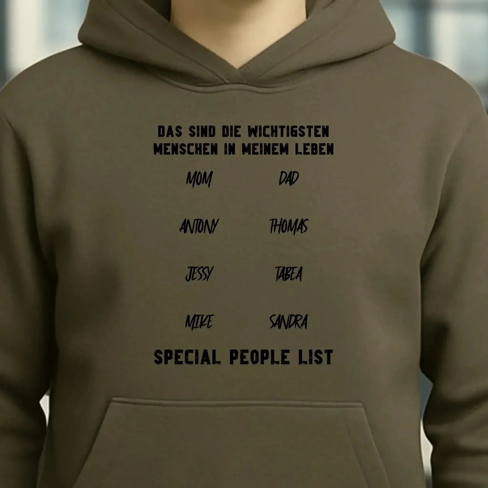 Gestalte den Text - Unisex Premium Hoodie XS-5XL aus Bio-Baumwolle für Damen & Herren