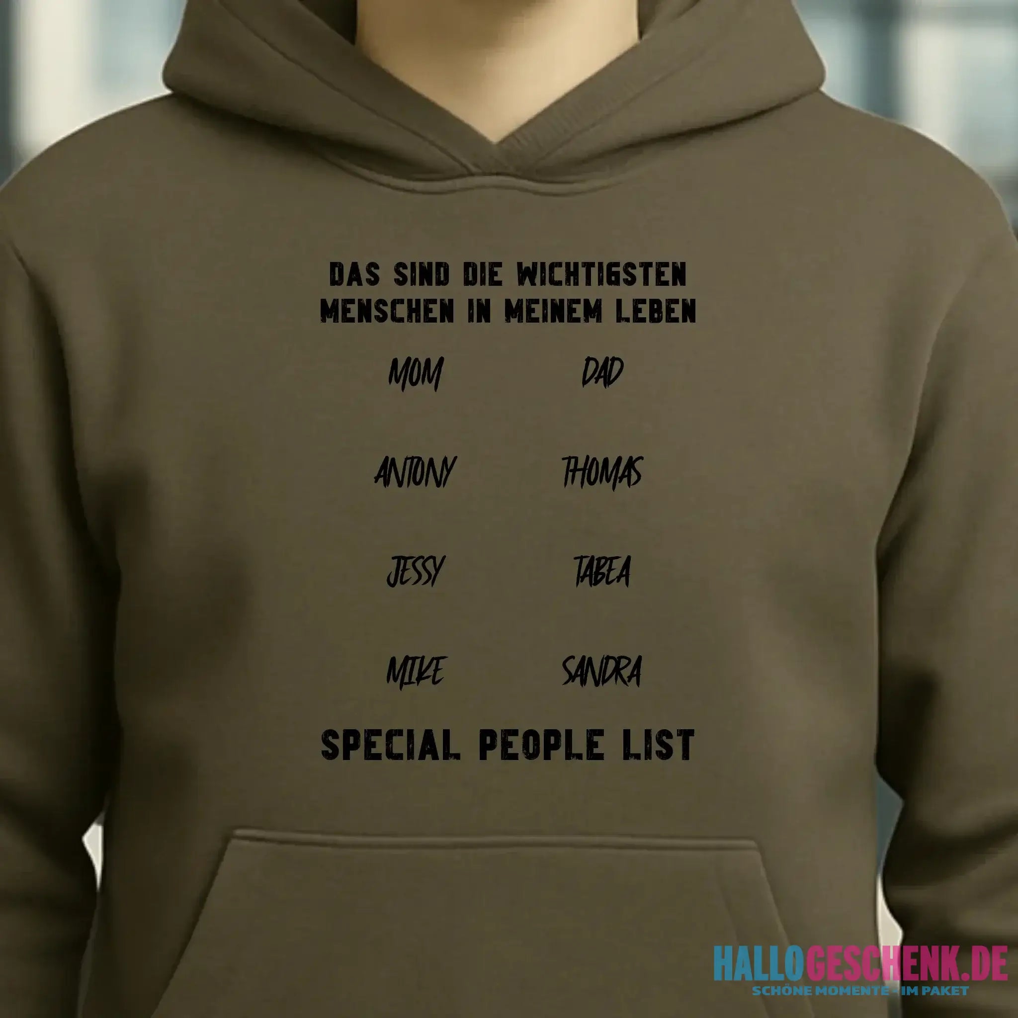 Gestalte den Text - Unisex Premium Hoodie XS-5XL aus Bio-Baumwolle für Damen & Herren