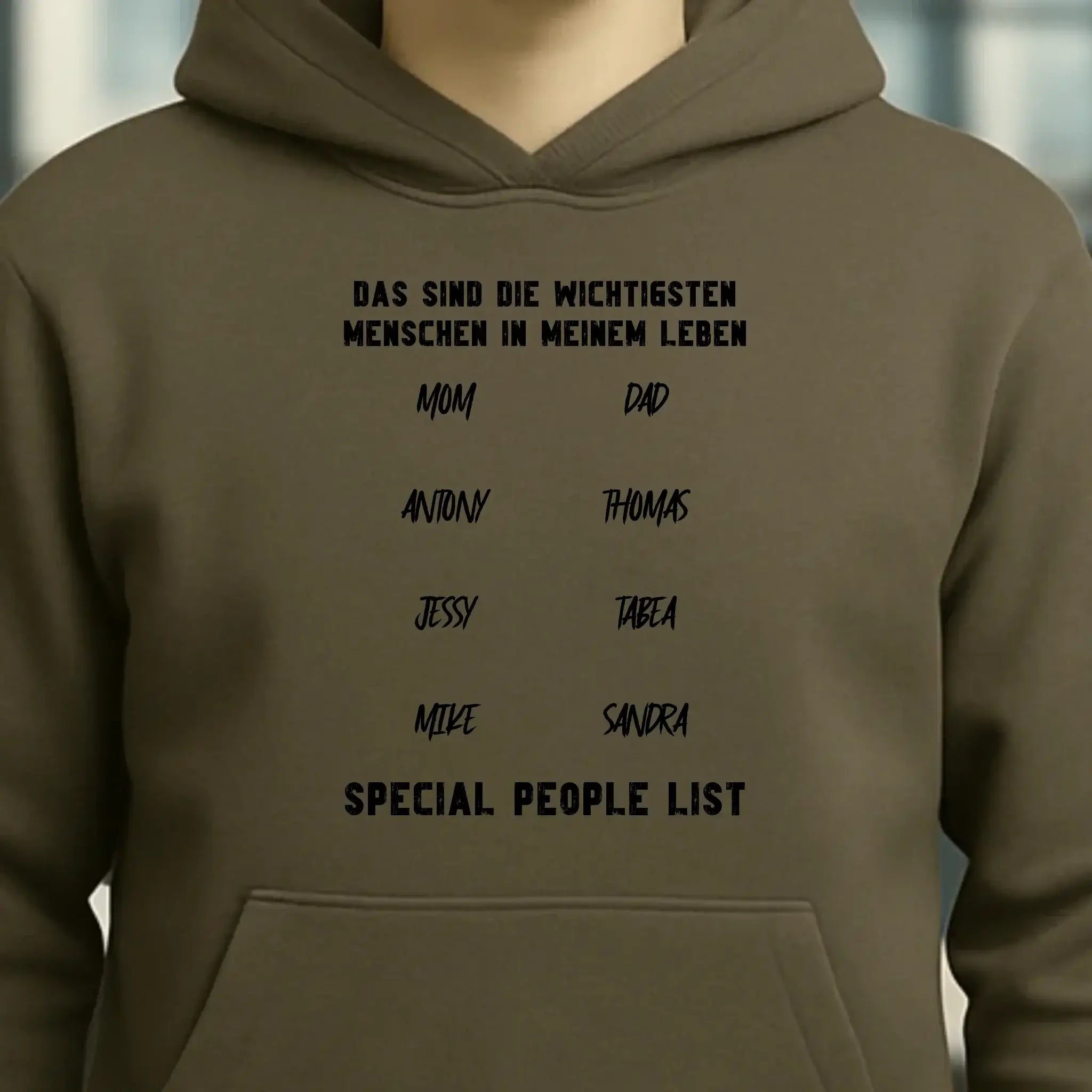 Gestalte den Text - Unisex Premium Hoodie XS-5XL aus Bio-Baumwolle für Damen & Herren