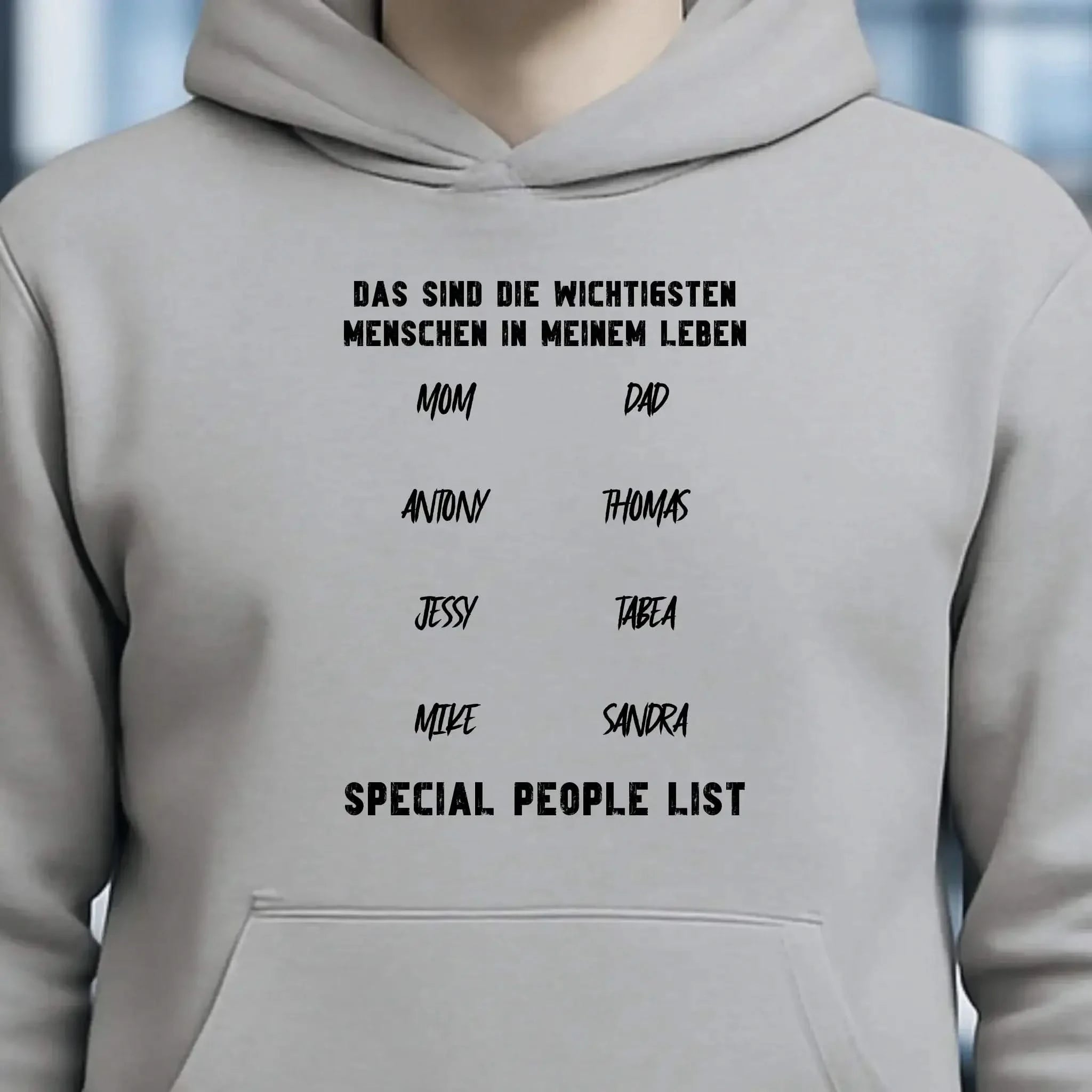 Gestalte den Text - Unisex Premium Hoodie XS-5XL aus Bio-Baumwolle für Damen & Herren