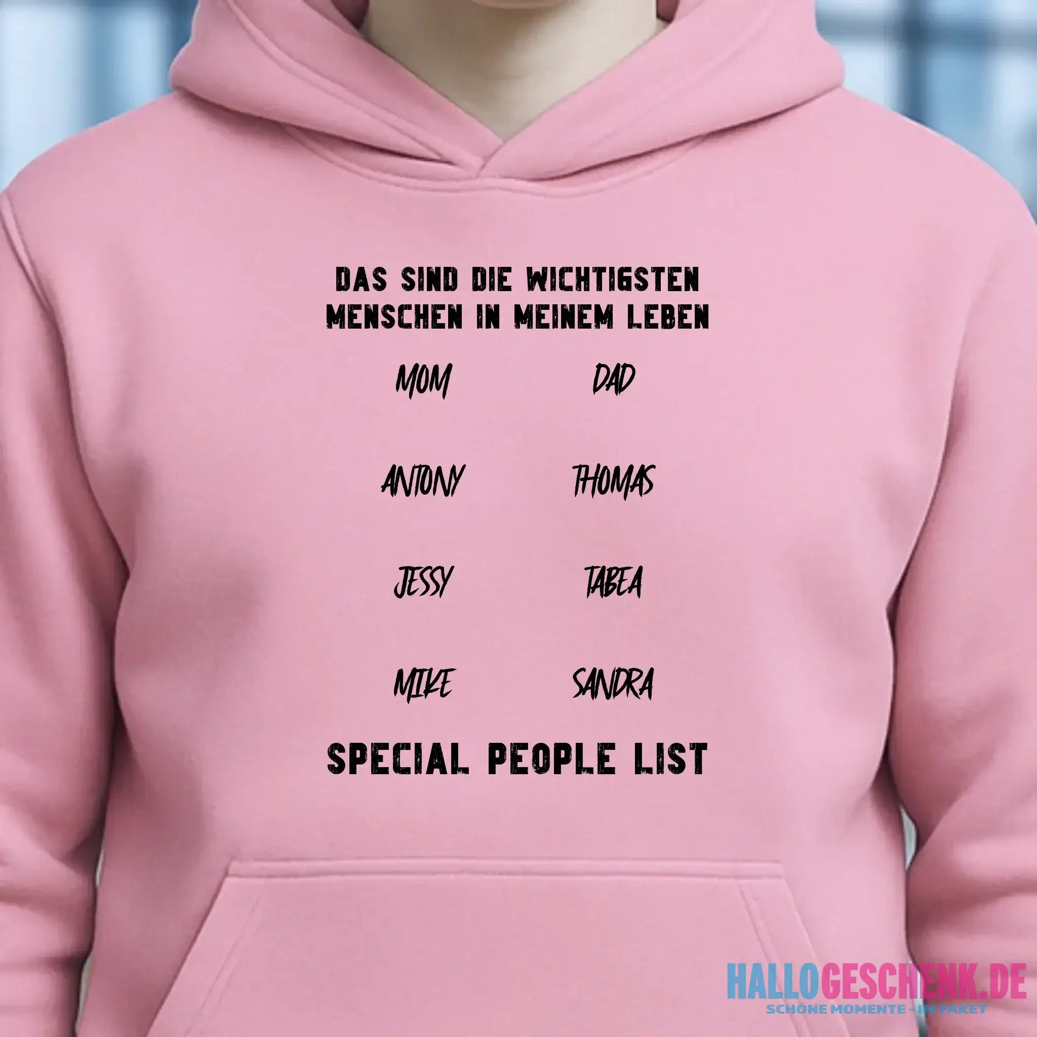 Gestalte den Text - Unisex Premium Hoodie XS-5XL aus Bio-Baumwolle für Damen & Herren