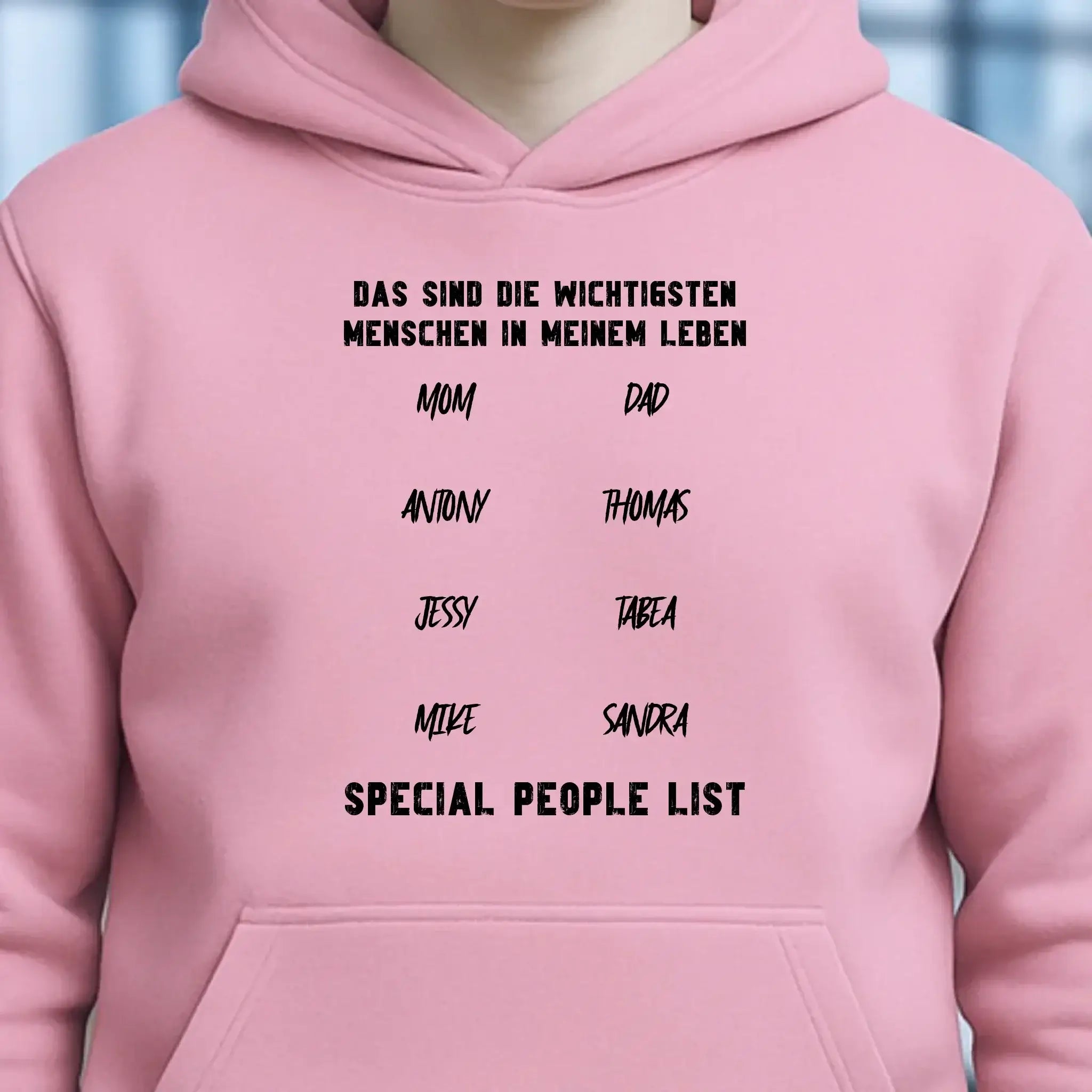 Gestalte den Text - Unisex Premium Hoodie XS-5XL aus Bio-Baumwolle für Damen & Herren