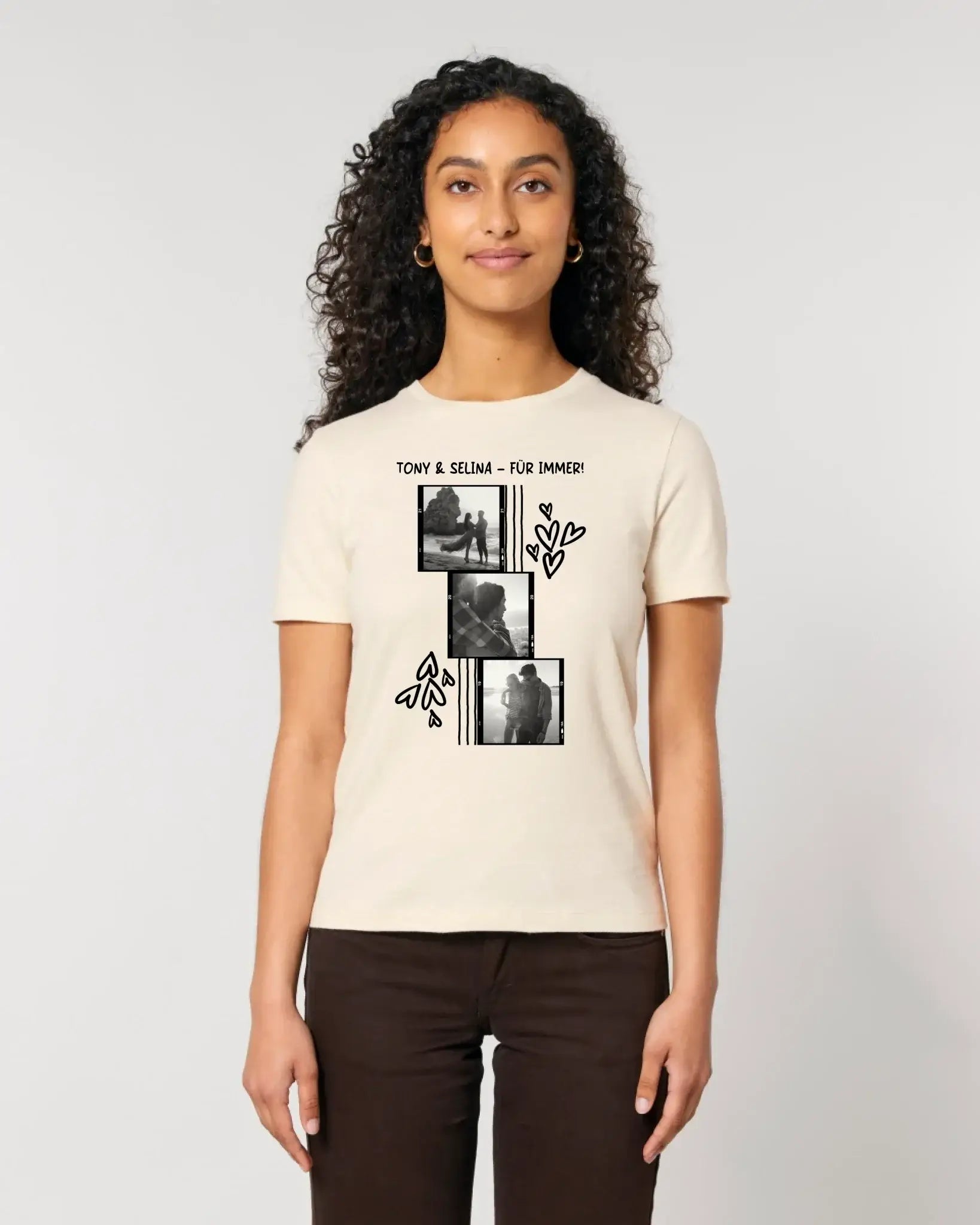 Gestalte ein Fotomotiv • Damen T-Shirt • Bio-Baumwolle • Premium-Qualität - Gestalte ein Fotomotiv