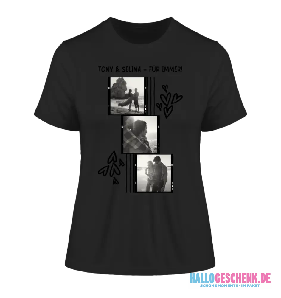 Gestalte ein Fotomotiv • Damen T-Shirt • Bio-Baumwolle • Premium-Qualität - Gestalte ein Fotomotiv