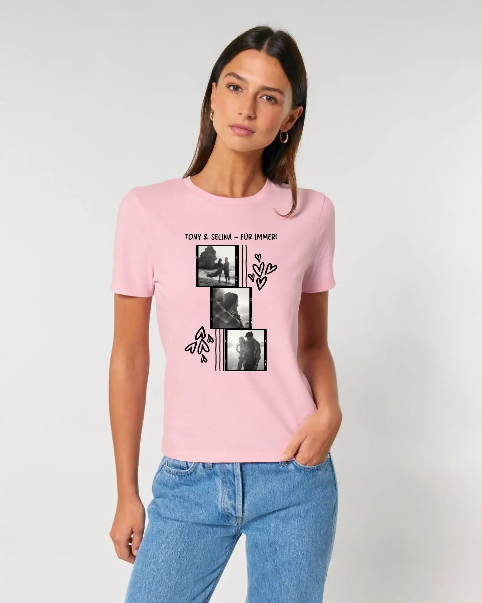 Gestalte ein Fotomotiv • Damen T-Shirt • Bio-Baumwolle • Premium-Qualität - Gestalte ein Fotomotiv