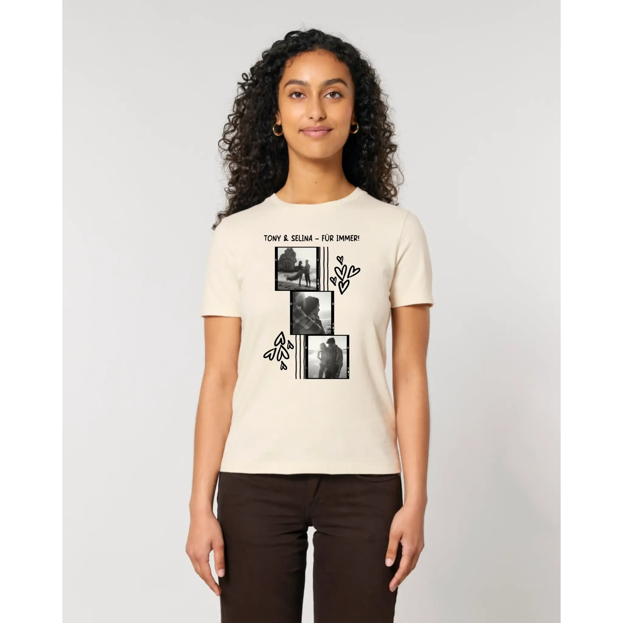 Gestalte ein Fotomotiv • Damen T-Shirt • Bio-Baumwolle • Premium-Qualität - Gestalte ein Fotomotiv